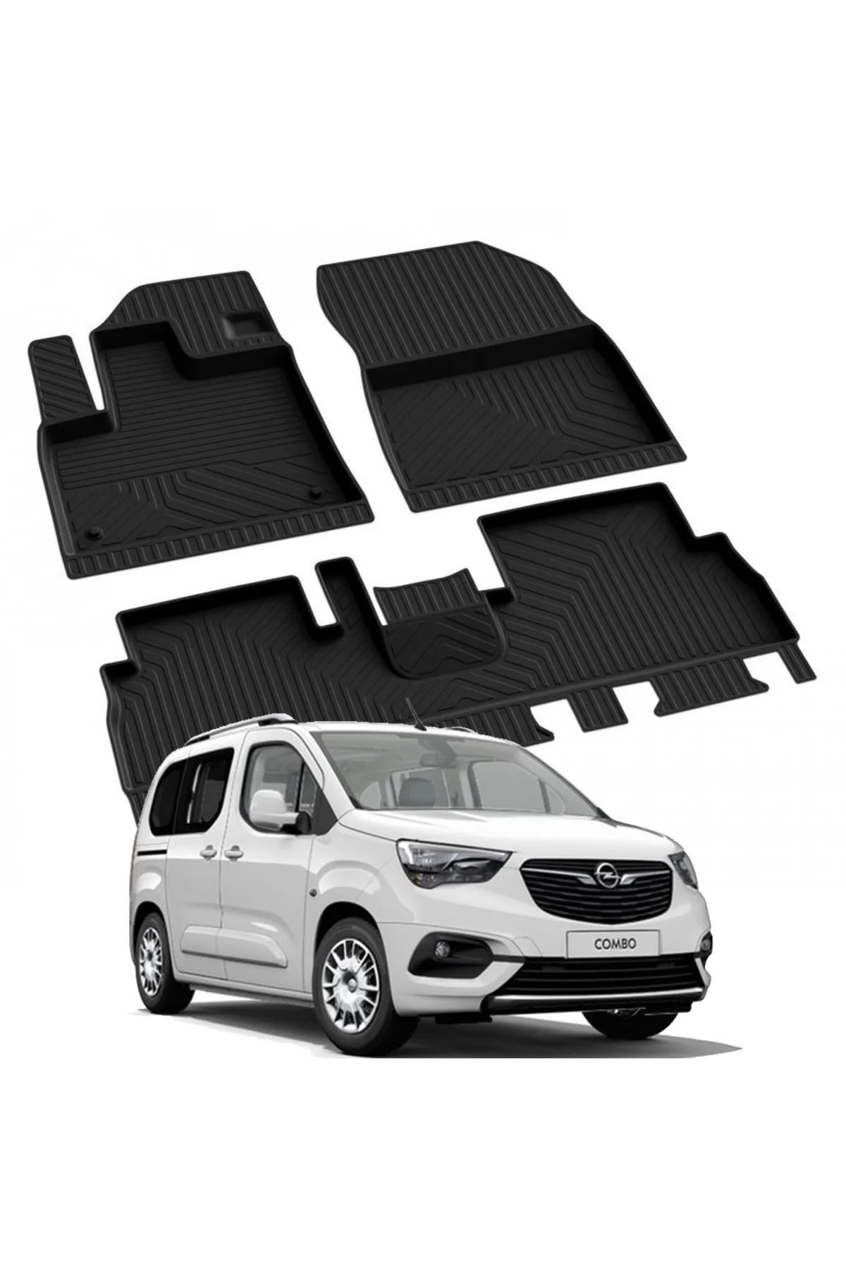 OPEL COMBO E 2018-2022 Model Yılları İçin Uyumlu Yeo 4D Havuzlu Paspas Takımı Fiyatı, Yorumları ve Özellikleri