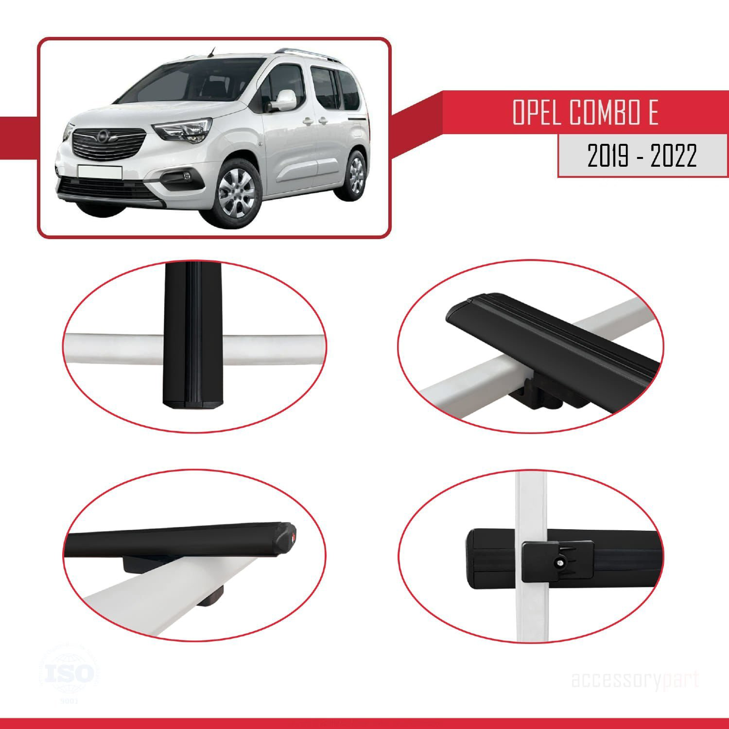 Opel Combo (E) 2019-2022 Arası ile uyumlu Basic Model Ara Atkı Ta