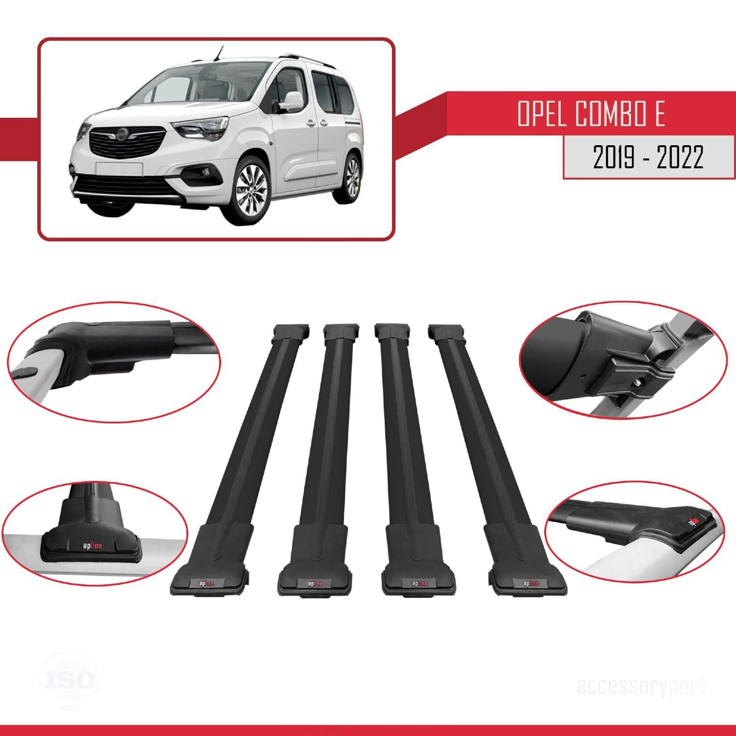 Opel Combo (E) 2019-2022 Arası ile uyumlu FLY Model Ara Atkı Tava