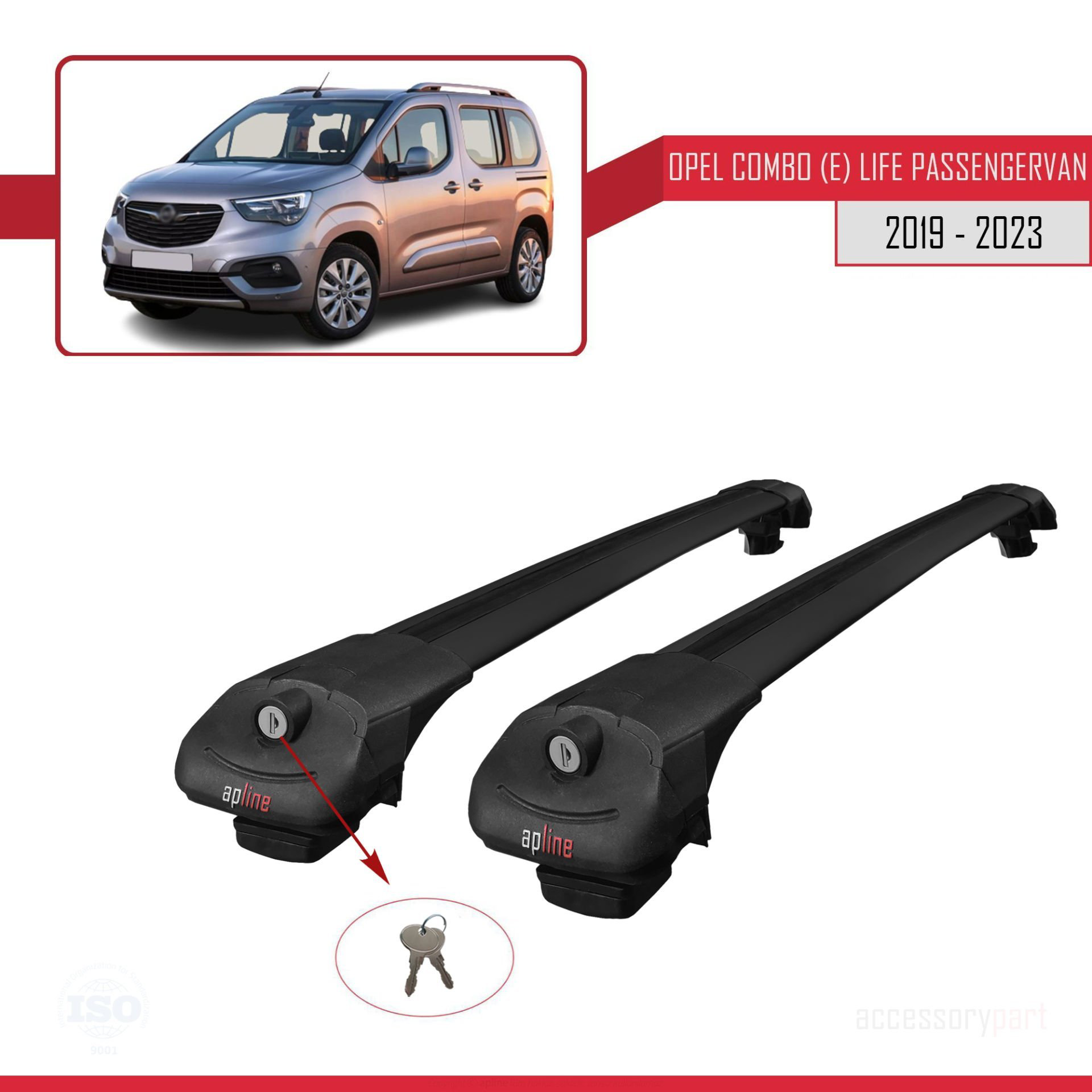 Opel Combo (E) Life PASSENGERVAN 2019-2023 Arası ile uyumlu ACE-1
