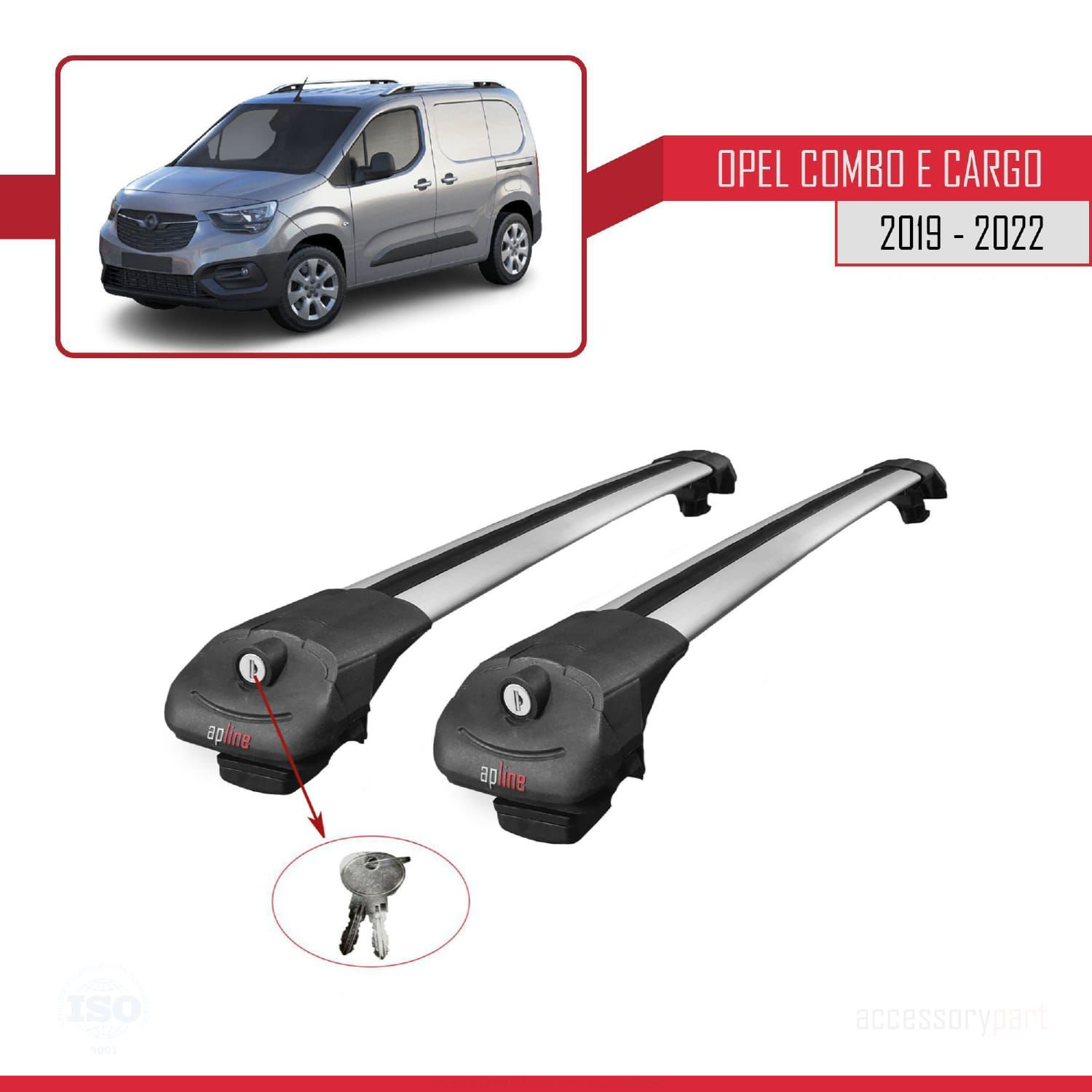 Opel Combo (E) PANELVAN 2019-2022 Arası ile uyumlu ACE-1 Ara Atkı