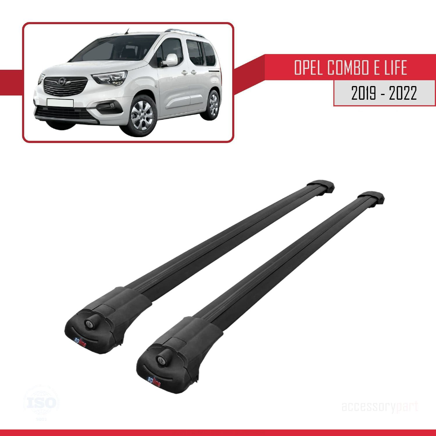 Opel Combo (E) PANELVAN 2019-2022 Arası ile uyumlu ACE-1 Ara Atkı