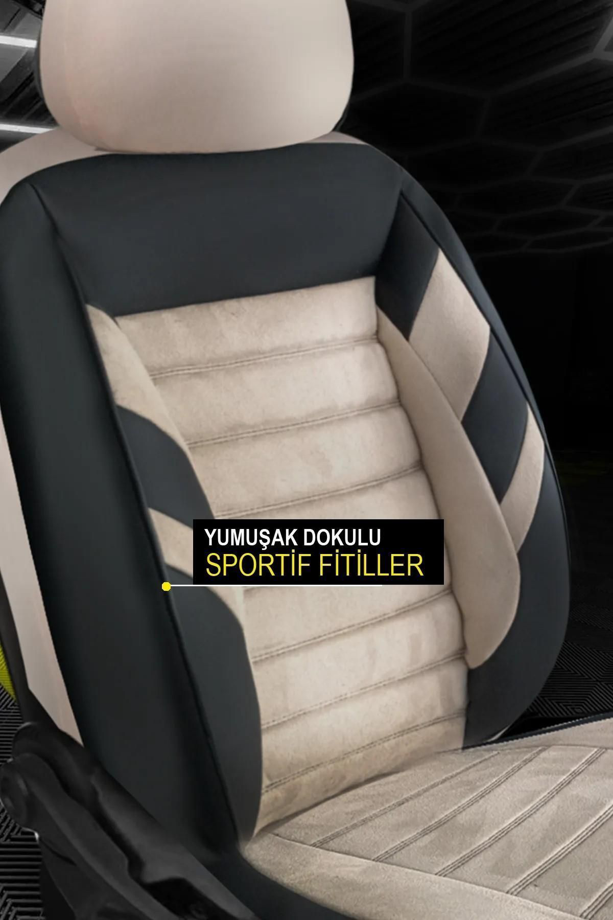 OPEL CORSA 2006-2015Uyumlu Oto Koltuk Kılıfı Comfort Serisi - Siy