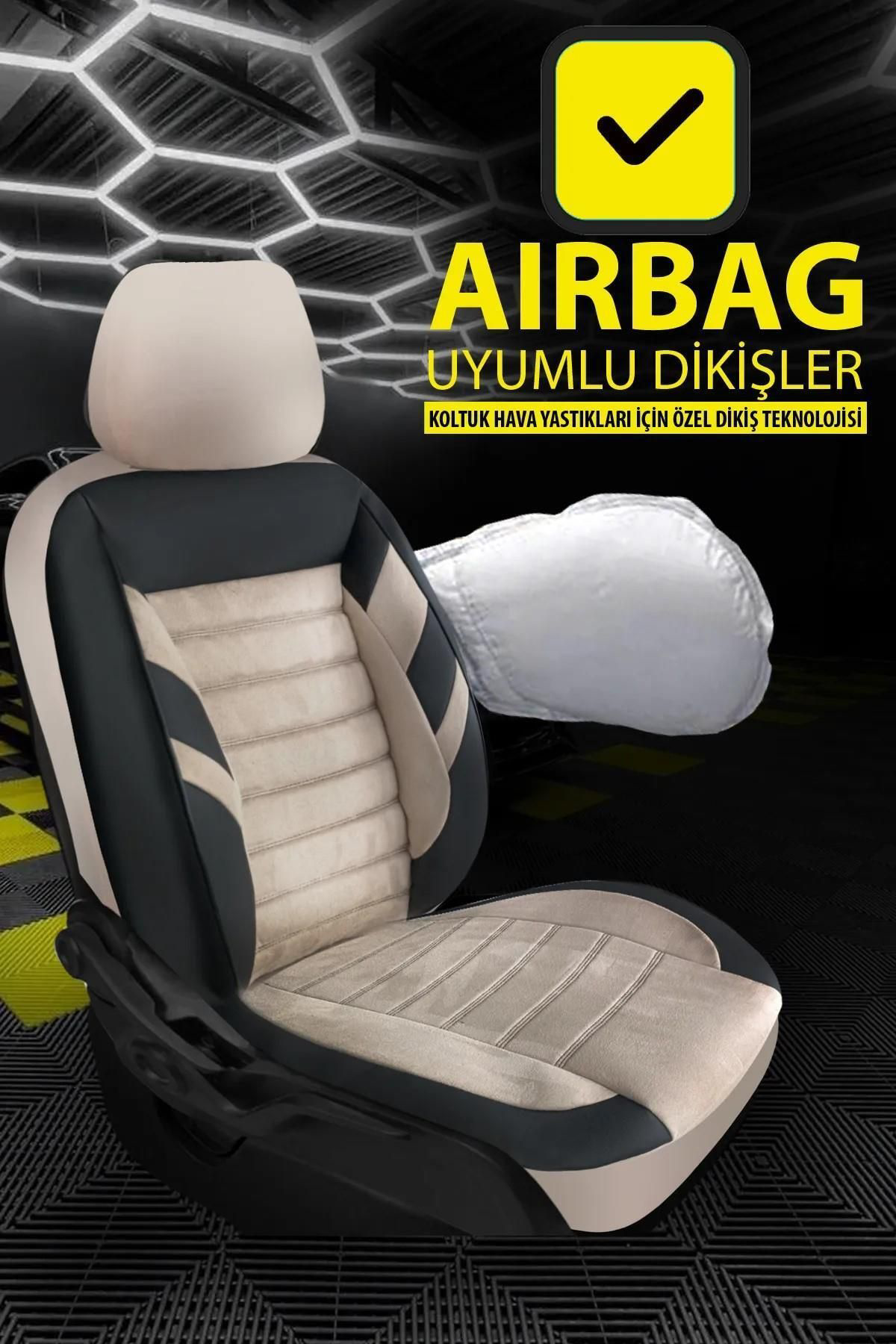 OPEL CORSA 2006-2015Uyumlu Oto Koltuk Kılıfı Comfort Serisi - Siy