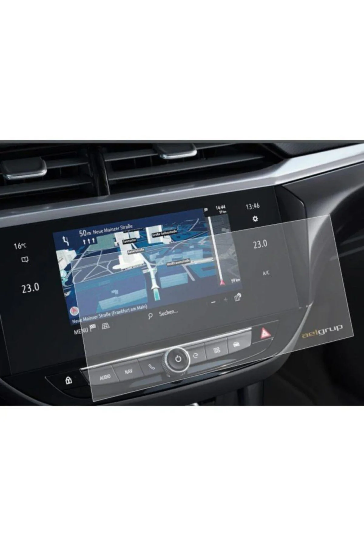 Opel Corsa 7 inç Navigasyon Uyumlu 9H Nano Ekran Koruyucu Multimedya Ekran Koruyucu