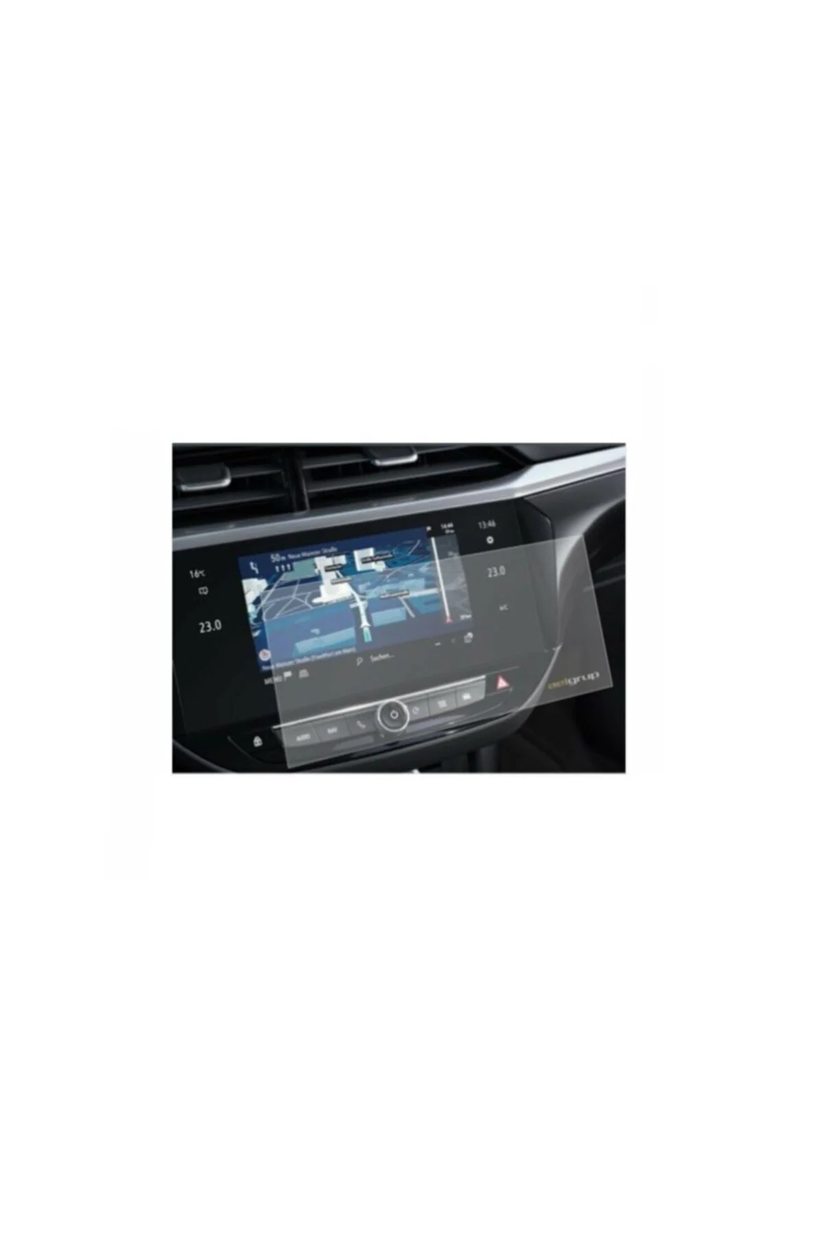Opel Corsa 7 inç Navigasyon Uyumlu 9H Nano Ekran Koruyucu Multimedya Ekran Koruyucu