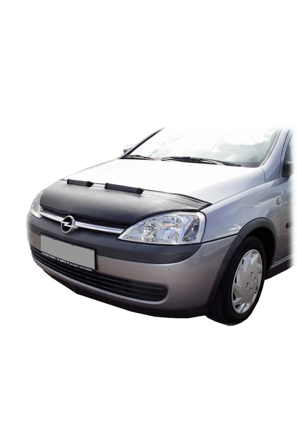 Opel Corsa C 1998 Suni Deri Lüx Kaput Koruyucu Maske - Görsel 2