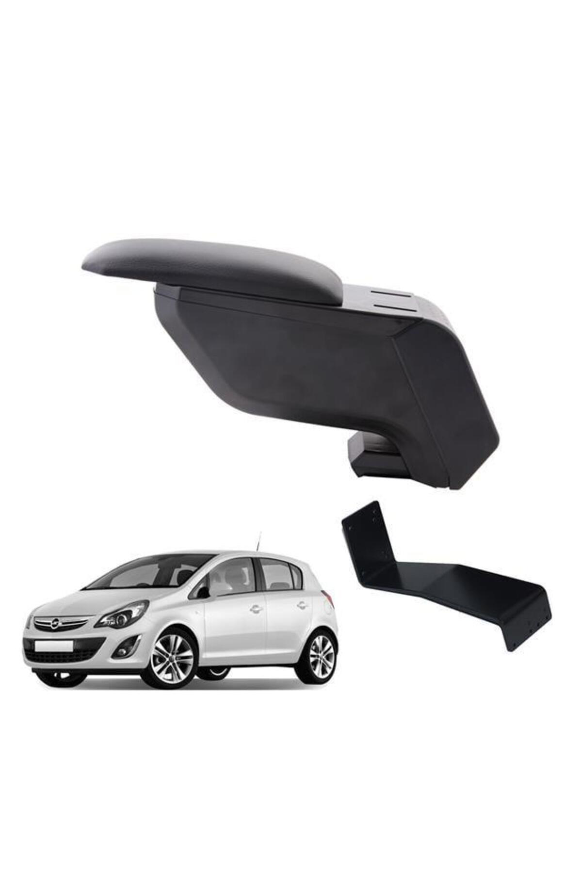 Opel Corsa D 2007 Delmesiz Çelik Ayaklı Siyah Kolçak Kol Dayama