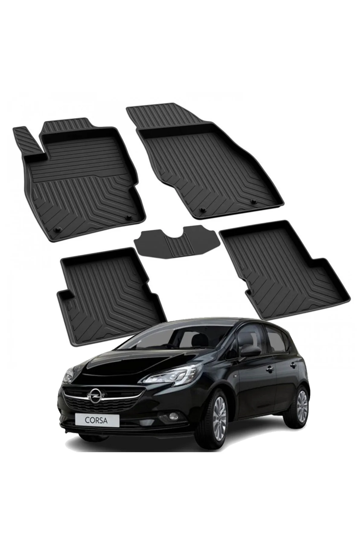 OPEL CORSA E 2014-2019 Model Yılları İçin Uyumlu Yeo 4D Havuzlu Paspas Takımı Fiyatı, Yorumları ve Özellikleri