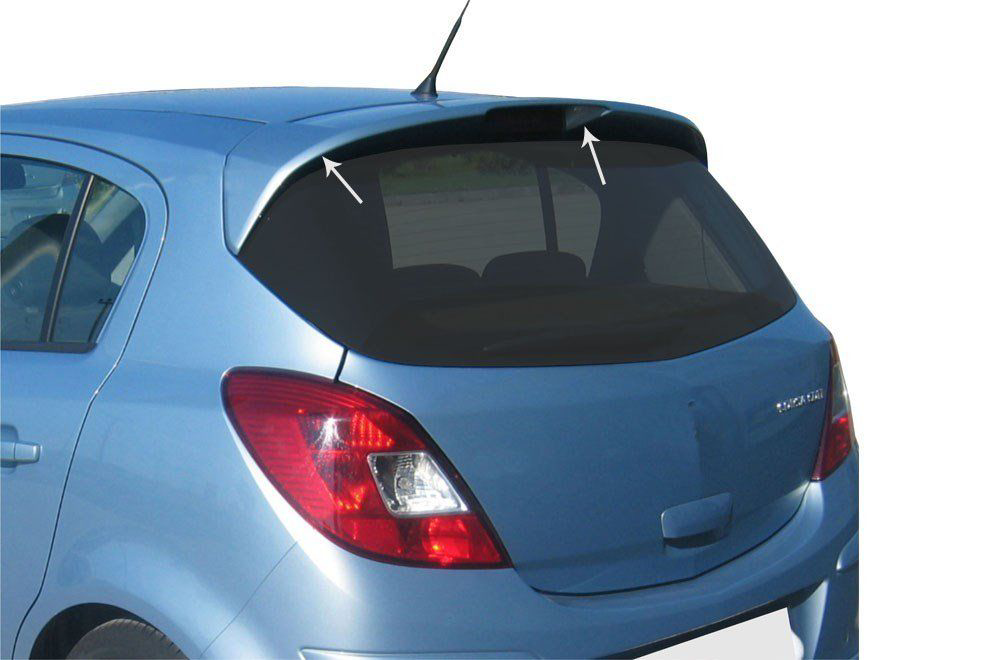 Opel Corsa Uyumlu D Spoiler Cam Üstü Gt (5 Kapı Md) Fiber 2007 Ve