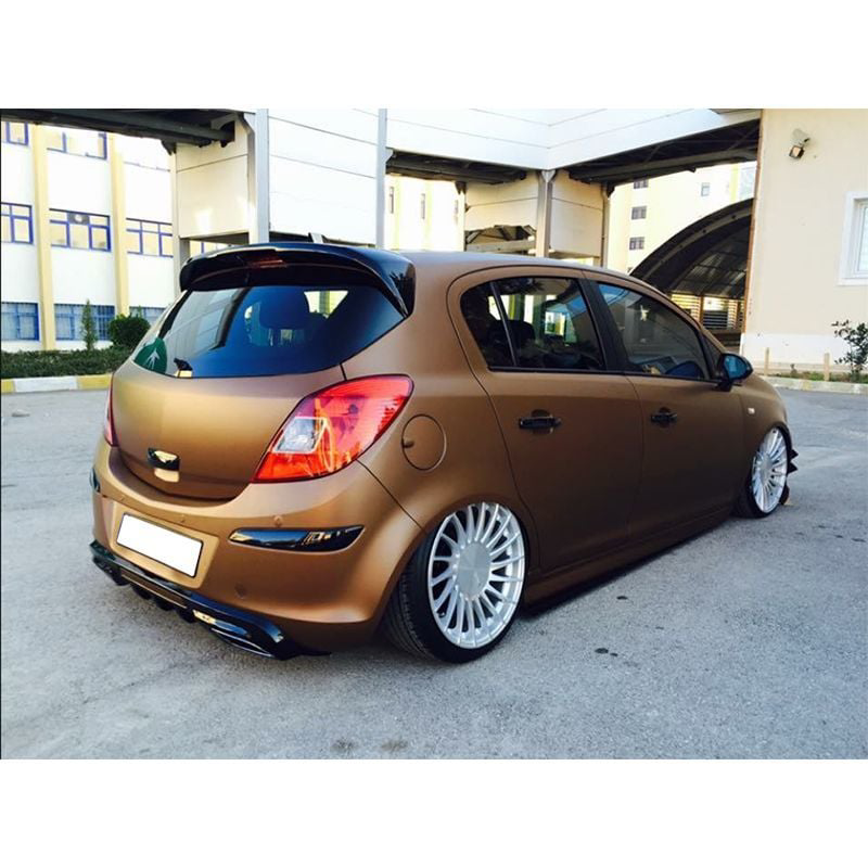 Opel Corsa Uyumlu D Spoiler -2007 Parlak Siyah