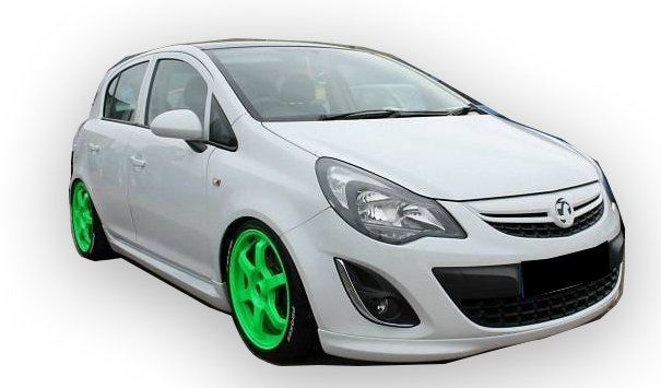 Opel Corsa Uyumlu D 2007 - 2015 Opc Yan Marşpiyel Seti (Plastik)