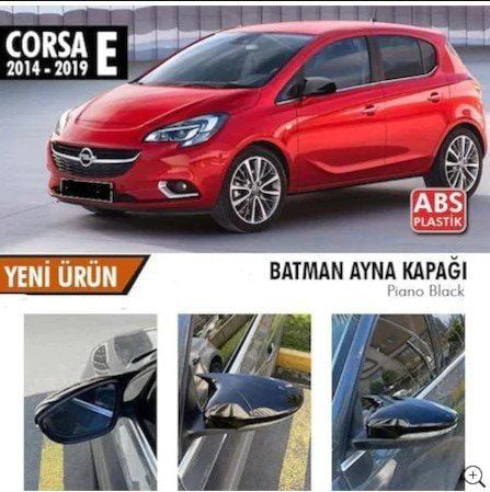 Opel Corsa Uyumlu E (2014-2019) Batman Yarasa Ayna Kapağı (Parlak Fiyatı, Yorumları ve Özellikleri