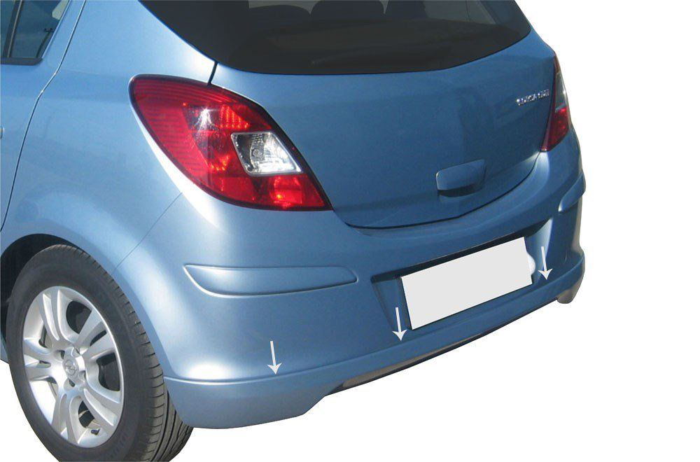 Opel Corsa Uyumlu D Arka Tampon Altı (5 Kapı Md) Fiber 2007 Ve So