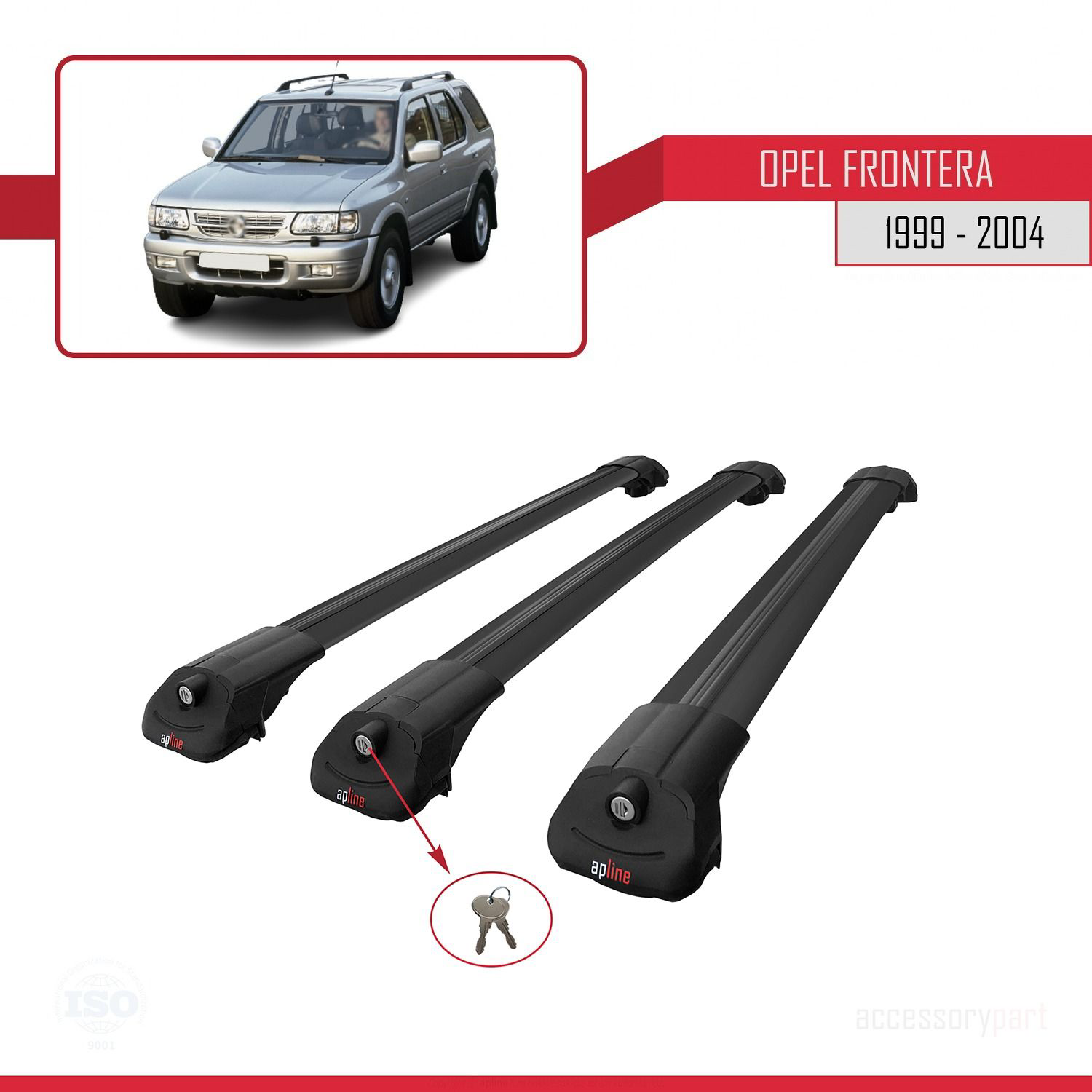 Opel Frontera 1999-2004 Arası ile uyumlu ACE-1 Ara Atkı Tavan Bar
