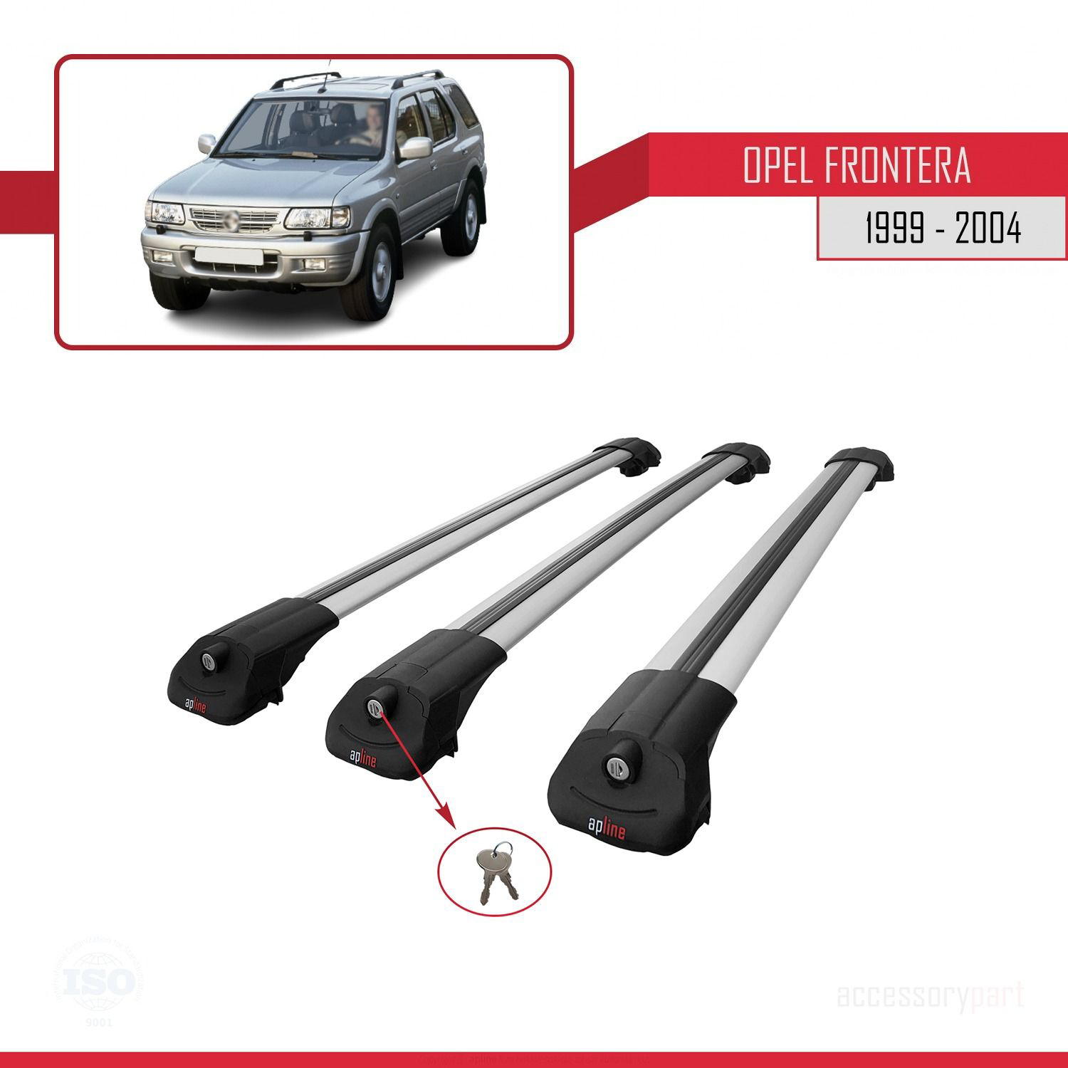 Opel Frontera 1999-2004 Arası ile uyumlu ACE-1 Ara Atkı Tavan Bar