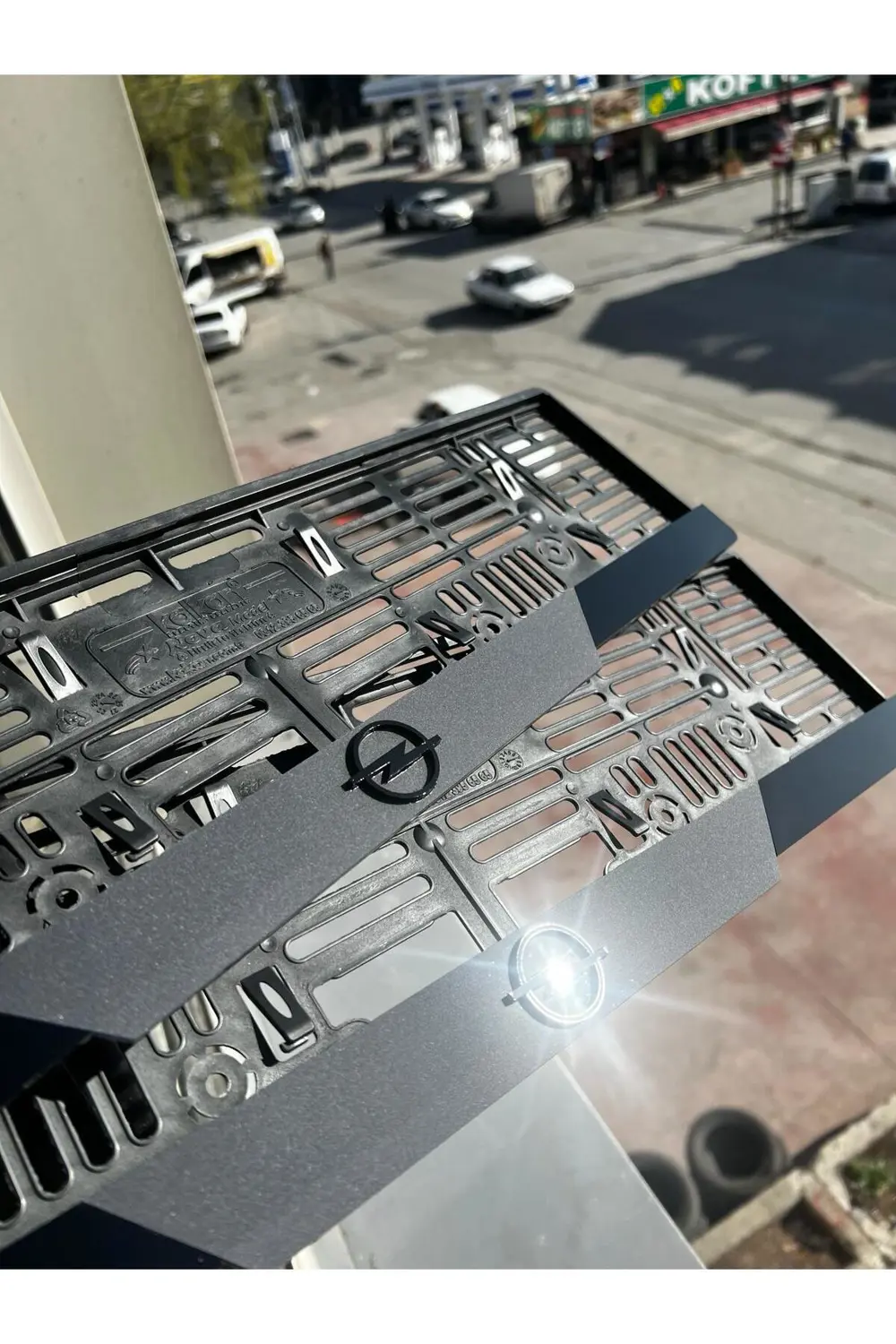 Opel Logolu Mat Pleksi Plakalık Uyumlu