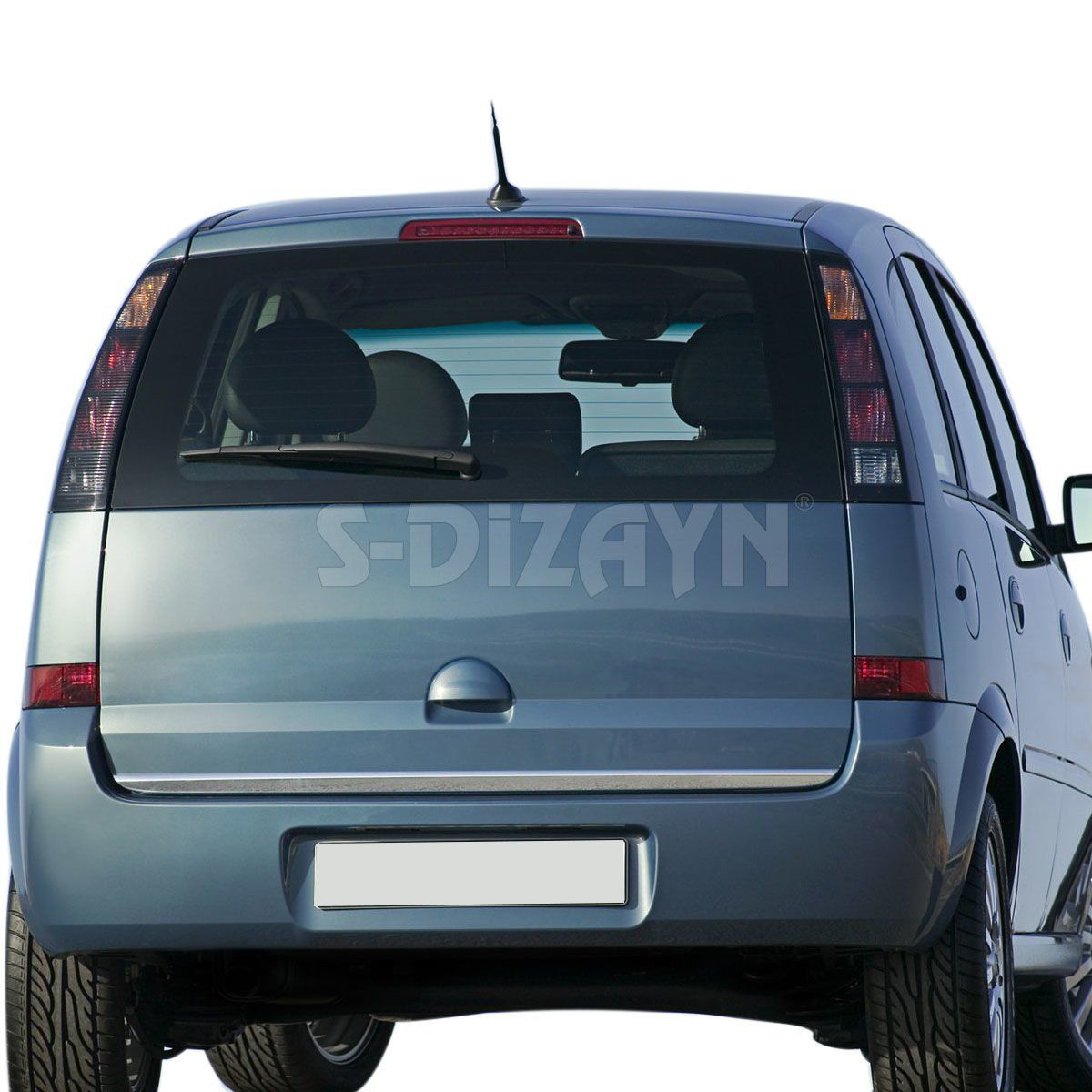 Opel Meriva Uyumlu A Krom Bagaj Alt Çıtası 2002-2010 Opel Meriva Uyumlu A Krom Bagaj Alt Çıtası 2002-2010