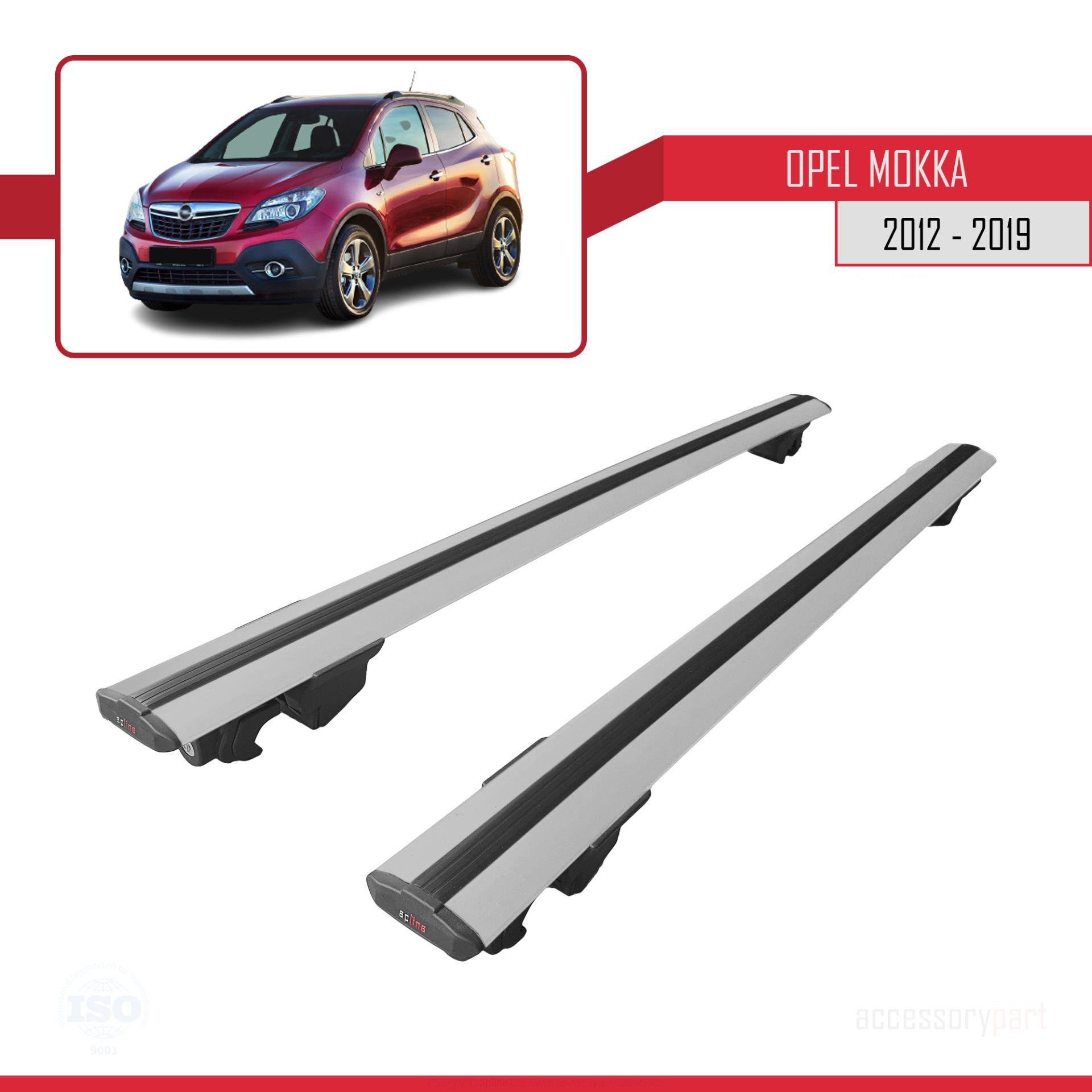 Opel Mokka 2012-2019 Arası ile uyumlu HOOK Model Anahtar Kilitli 