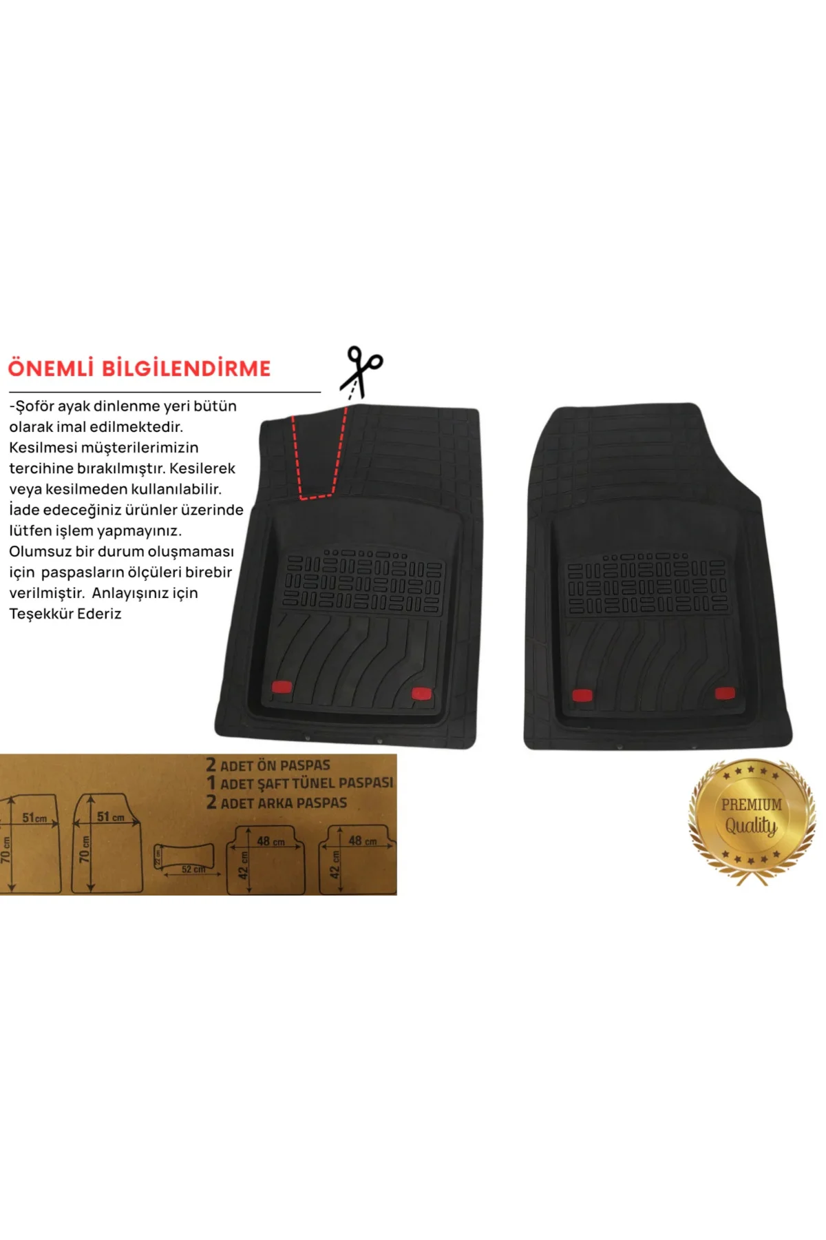 Opel Mokka 2021 3D 5 Parça 3,5 Cm Havuzlu Oto Paspas Siyah