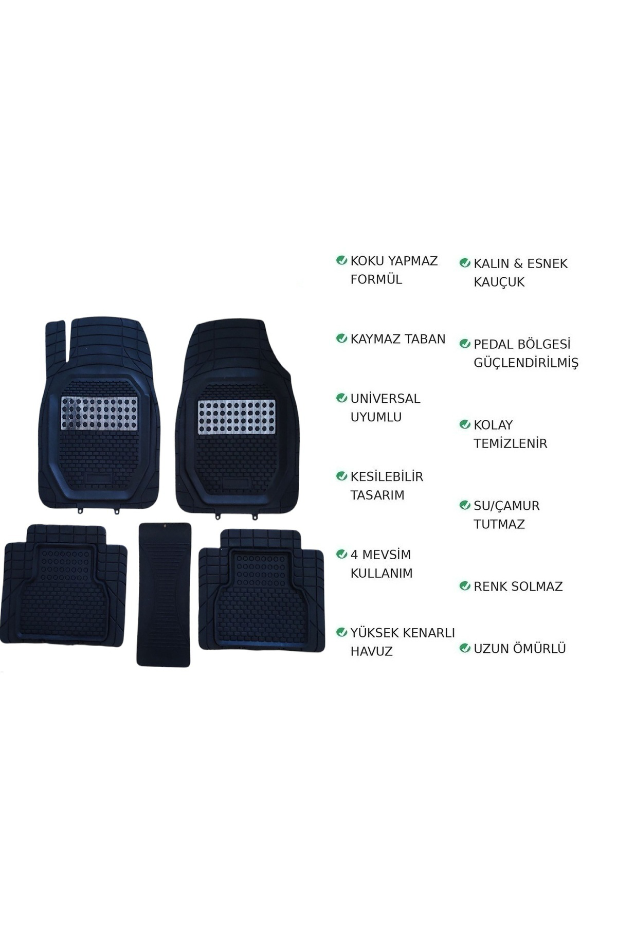 Zeyno Ticaret Opel Mokka 2023 Uyumlu Havuzlu Üniversal Yeni Nesil Plus Paspas S