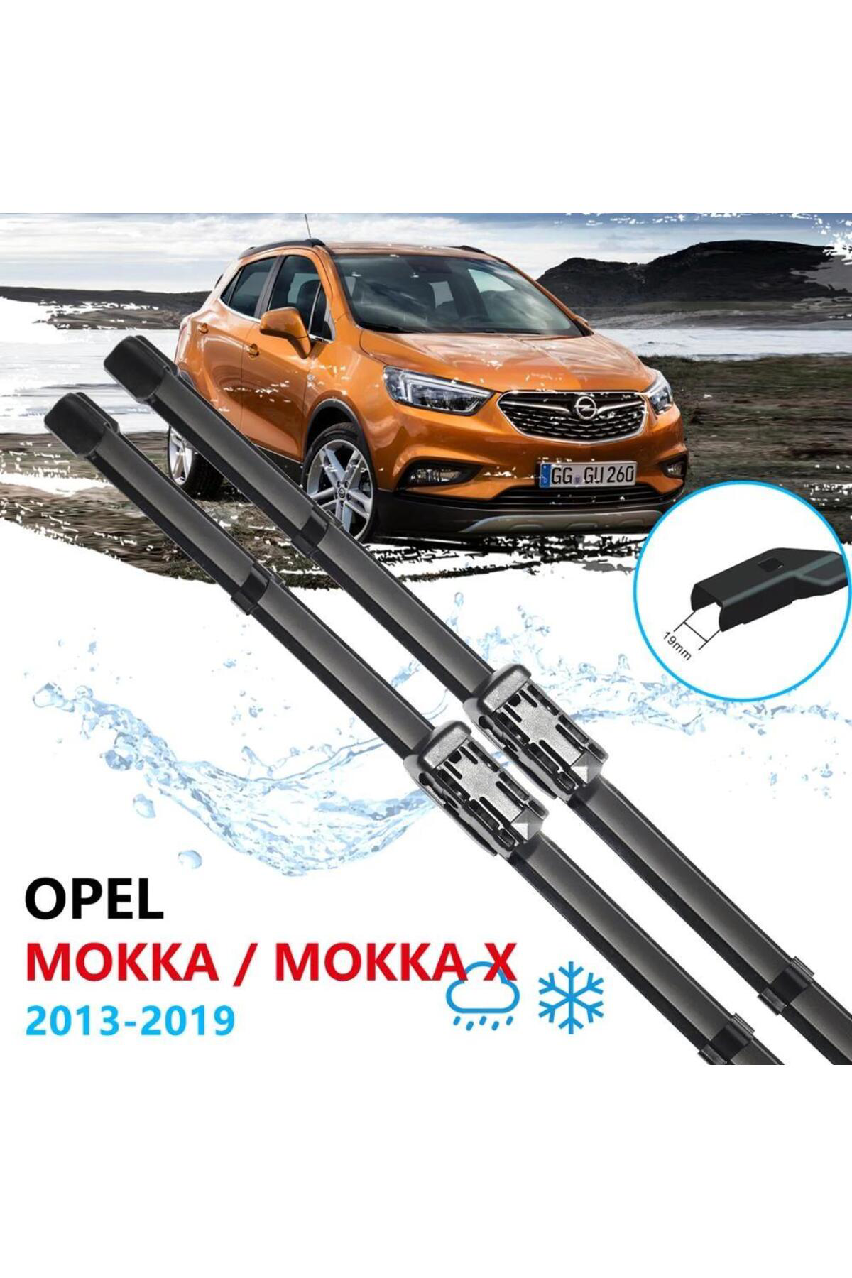 Delco Opel Mokka Ön Cam Muz Silecek Takimi 2013--2019