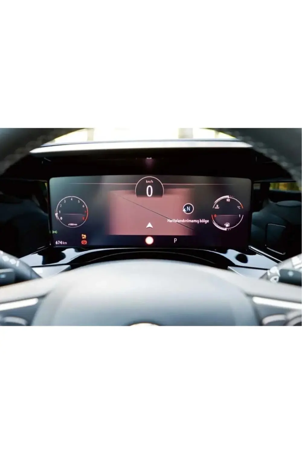 Opel Mokka Ultimate 12 Inç Dijital Gösterge Uyumlu Nano Ekran Kor