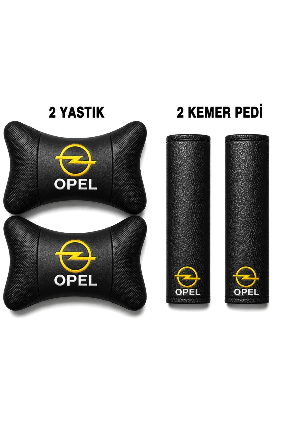 Opel Papyon Yastık Boyun Yastığı + Emniyet Kemeri Kılıfı Takım Opel Papyon Yastık Boyun Yastığı + Emniyet Kemeri Kılıfı Takım - Görsel 2