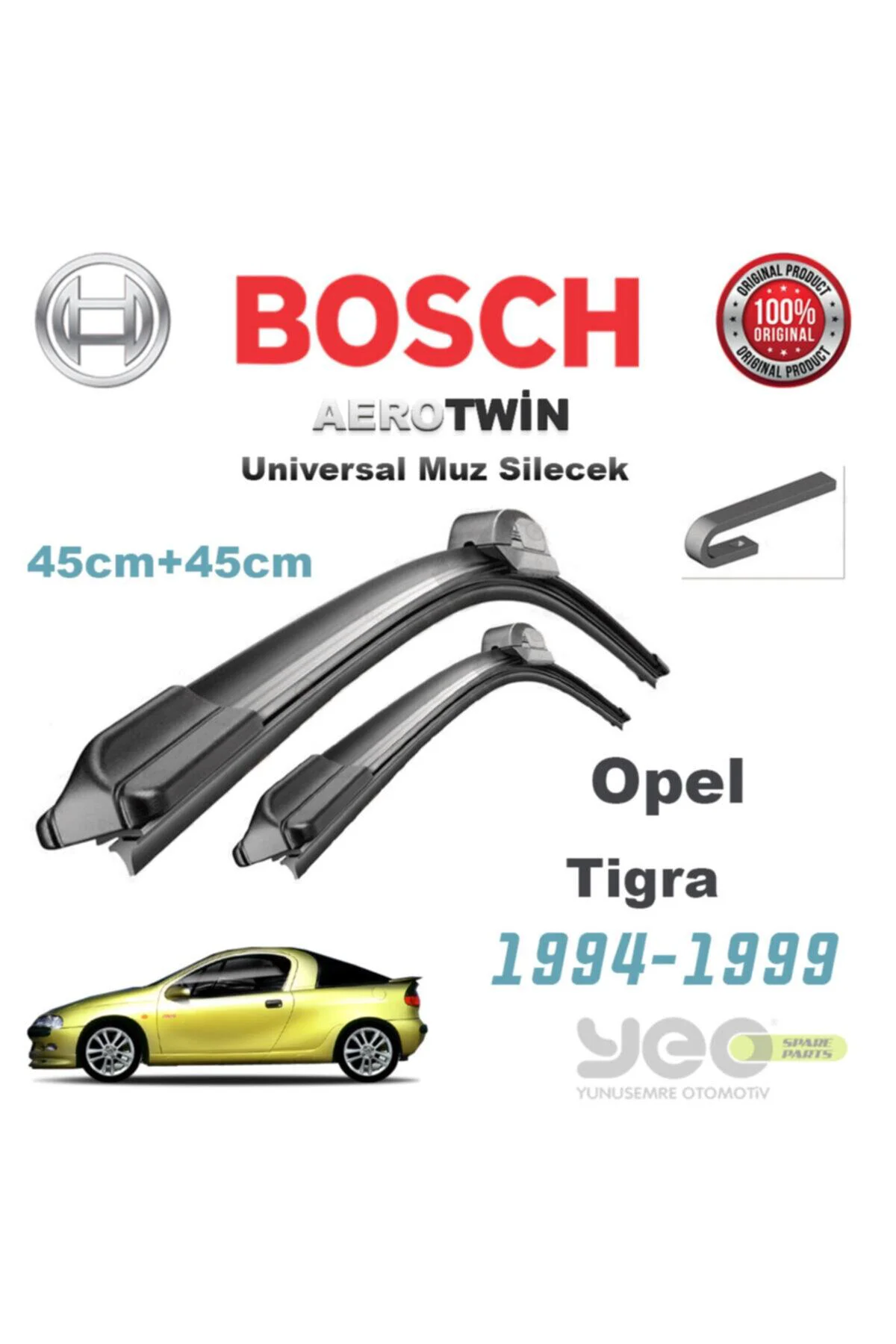 Opel Tigra Aerotwin Muz Silecek Takımı 1994-1999