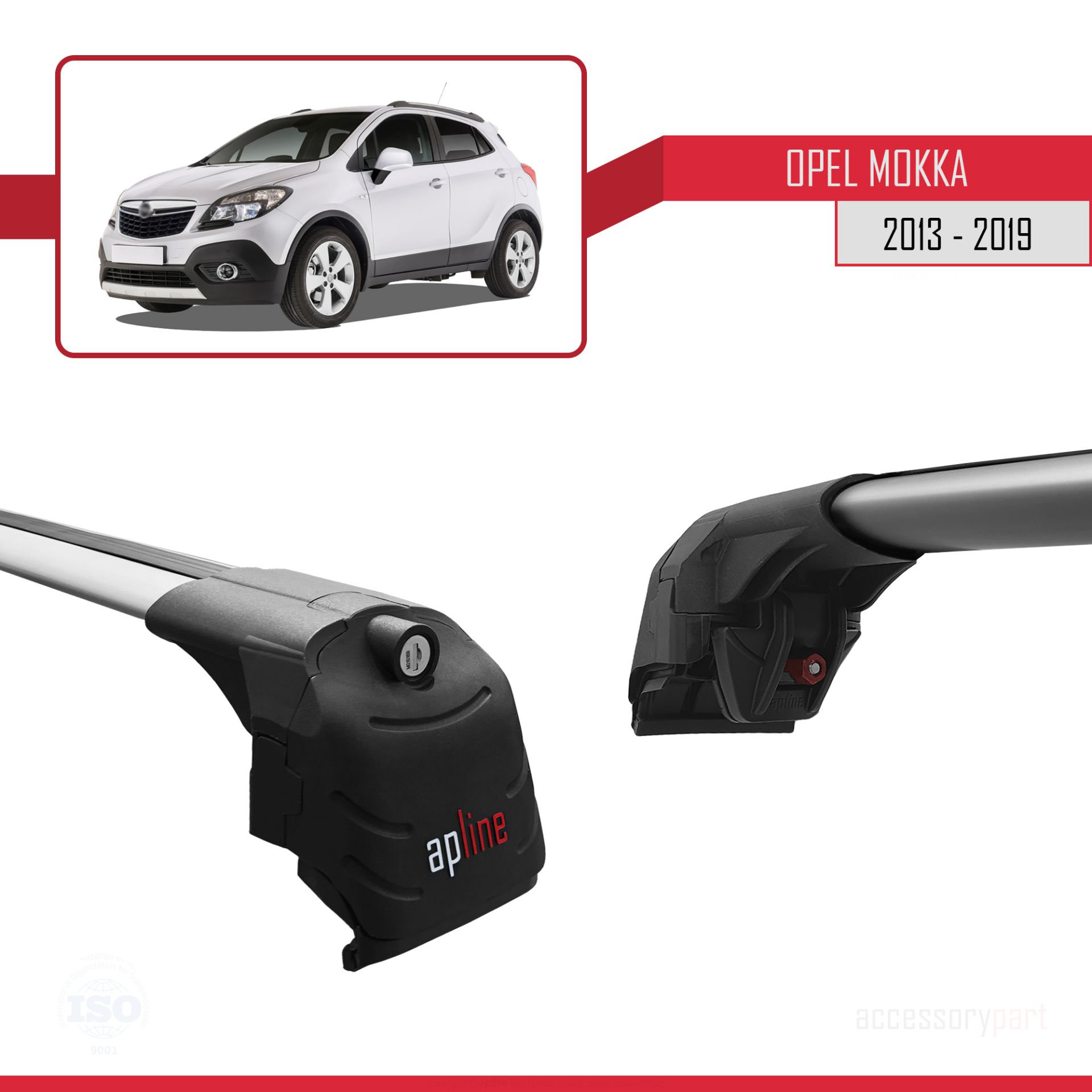 Opel - Vauxhall Mokka 2013-2019 Arası ile uyumlu ACE-2 Ara Atkı T