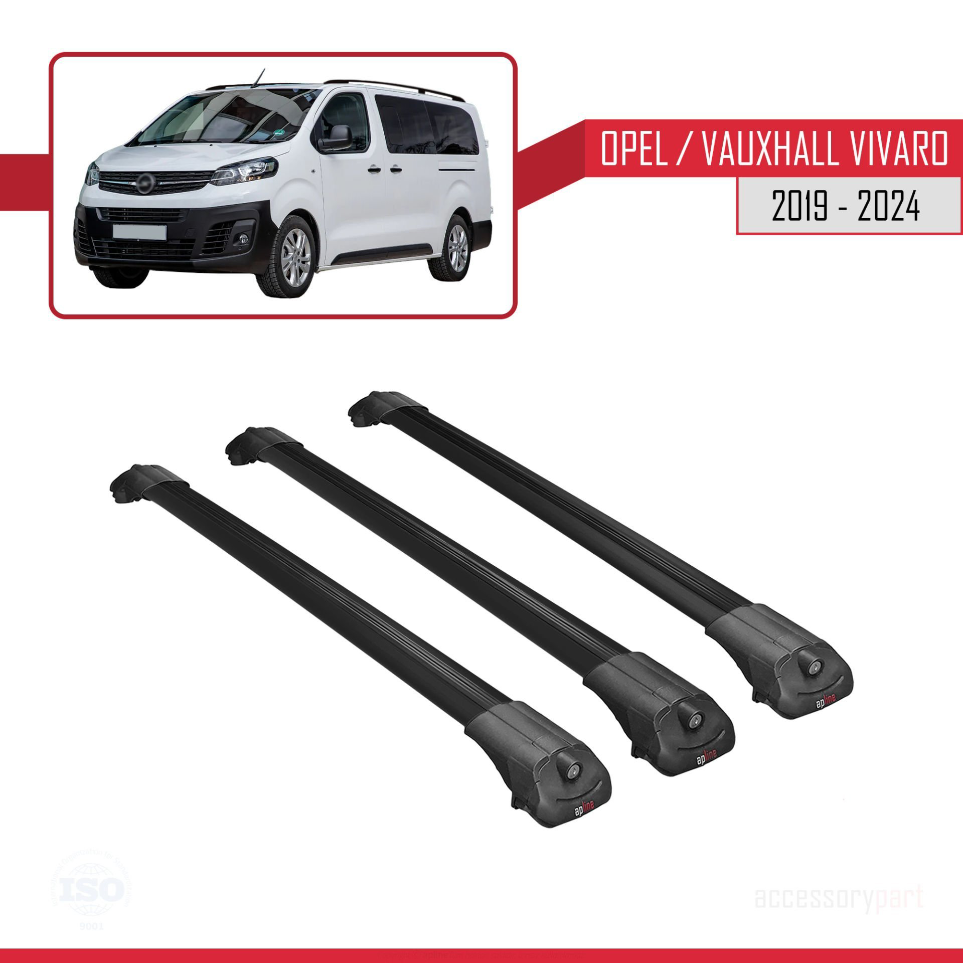 Opel / Vauxhall Vivaro 2019 ve Sonrası ile uyumlu ACE-1 Ara Atkı 