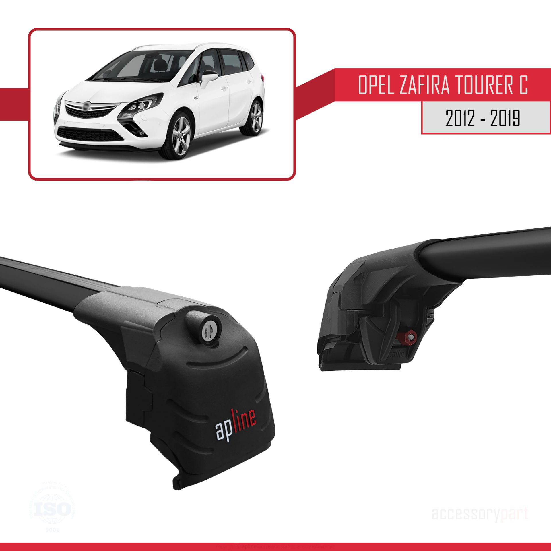 Opel - Vauxhall Zafira Tourer C 2012-2019 Arası ile uyumlu ACE-2 