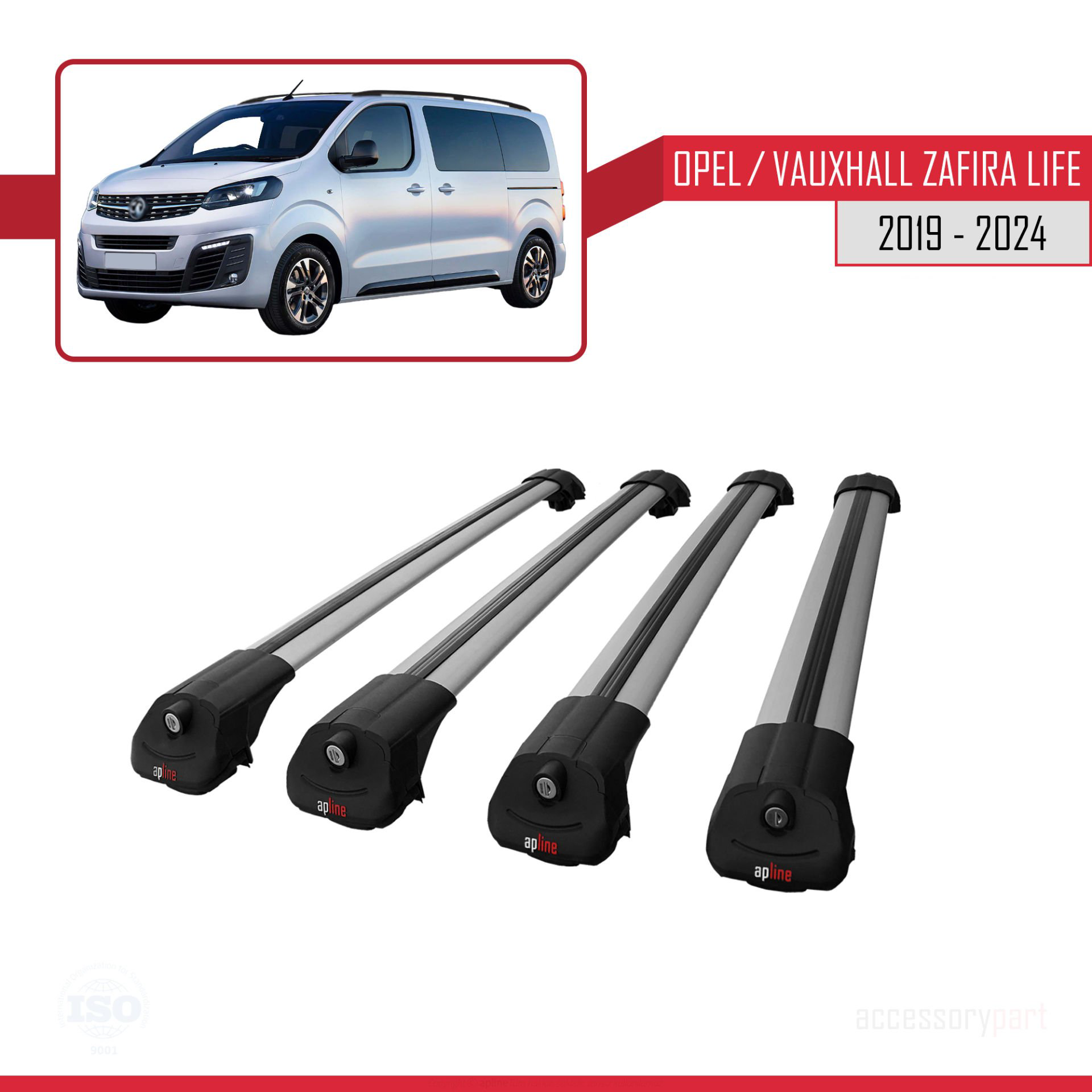 Opel / Vauxhall Zafira Life 2019 ve Sonrası ile uyumlu ACE-1 Ara 