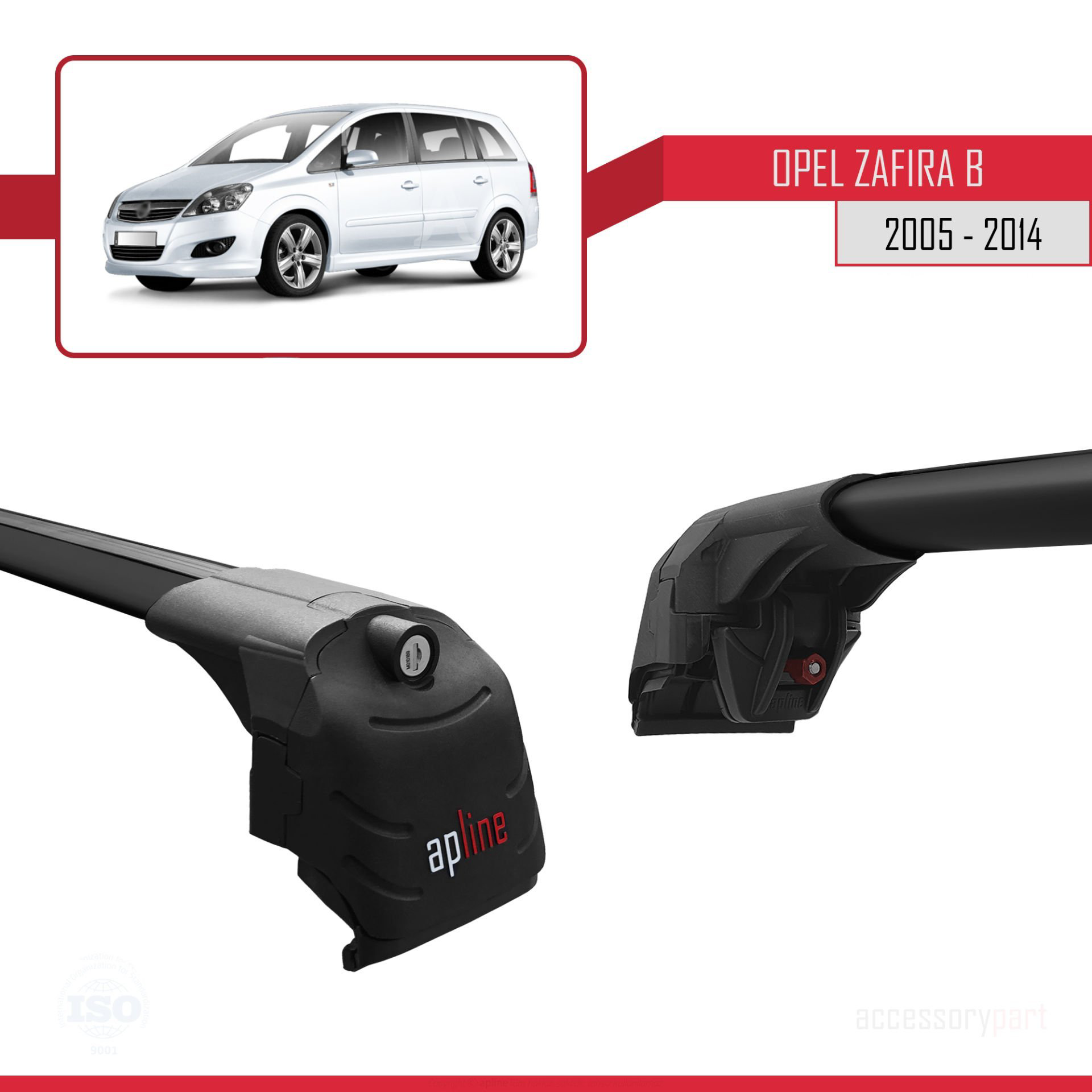 Opel - Vauxhall Zafira B 2005-2014 Arası ile uyumlu ACE-2 Ara Atk