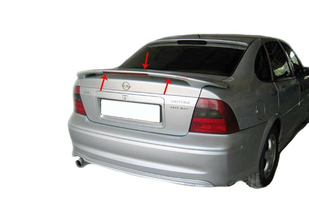 Opel Vectra Uyumlu B Spoiler Bagaj Yüksek (Işıklı) Fiber 1995-200