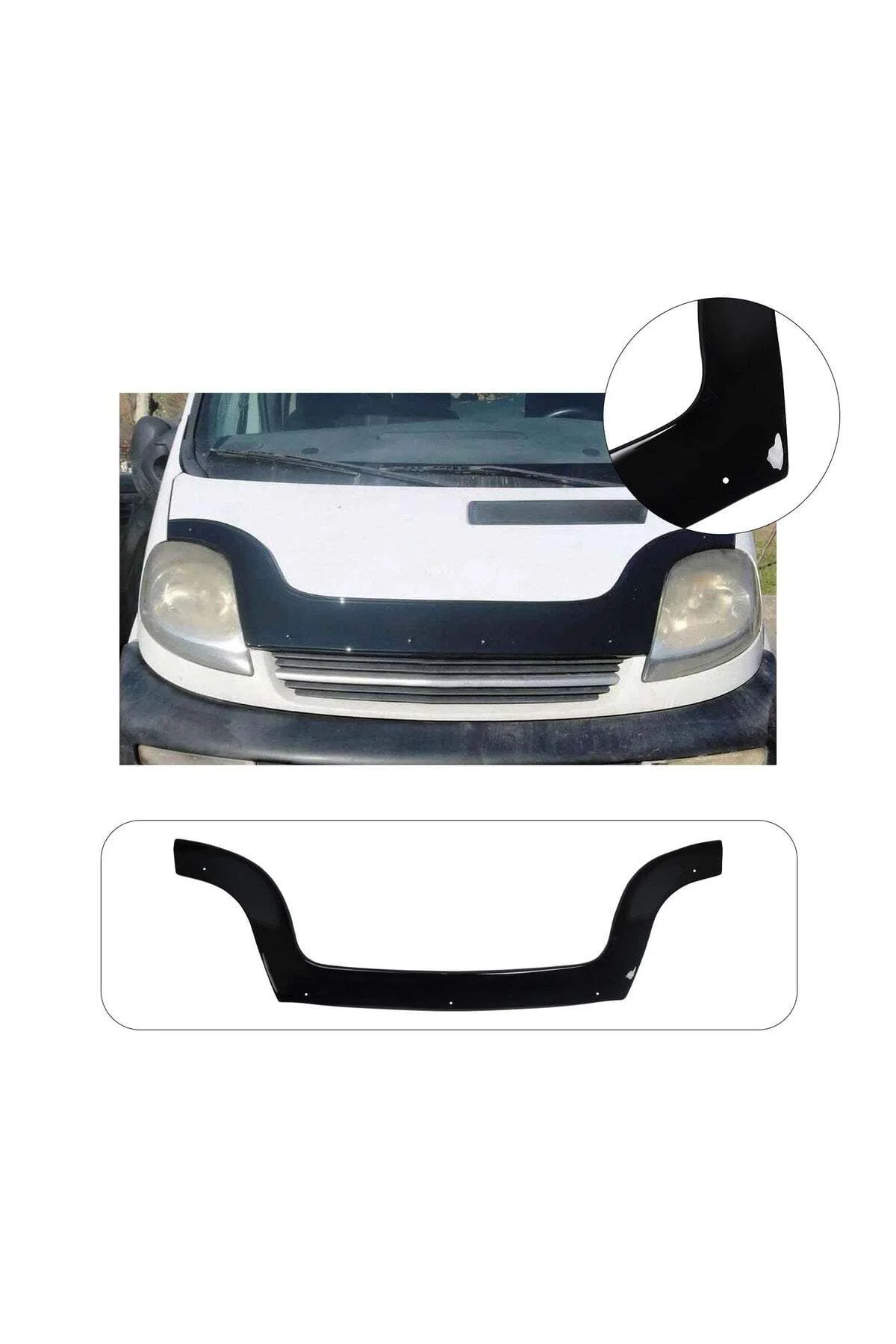 Opel Vivaro 2001-2014 (Geniş model) Uyumlu Kaput Rüzgarlığı Ön Kaput Koruma ABS Parlak Siyah Opel Vivaro 2001-2014 (Geniş model) Uyumlu Kaput Rüzgarlığı Ön Kaput Koruma ABS Parlak Siyah