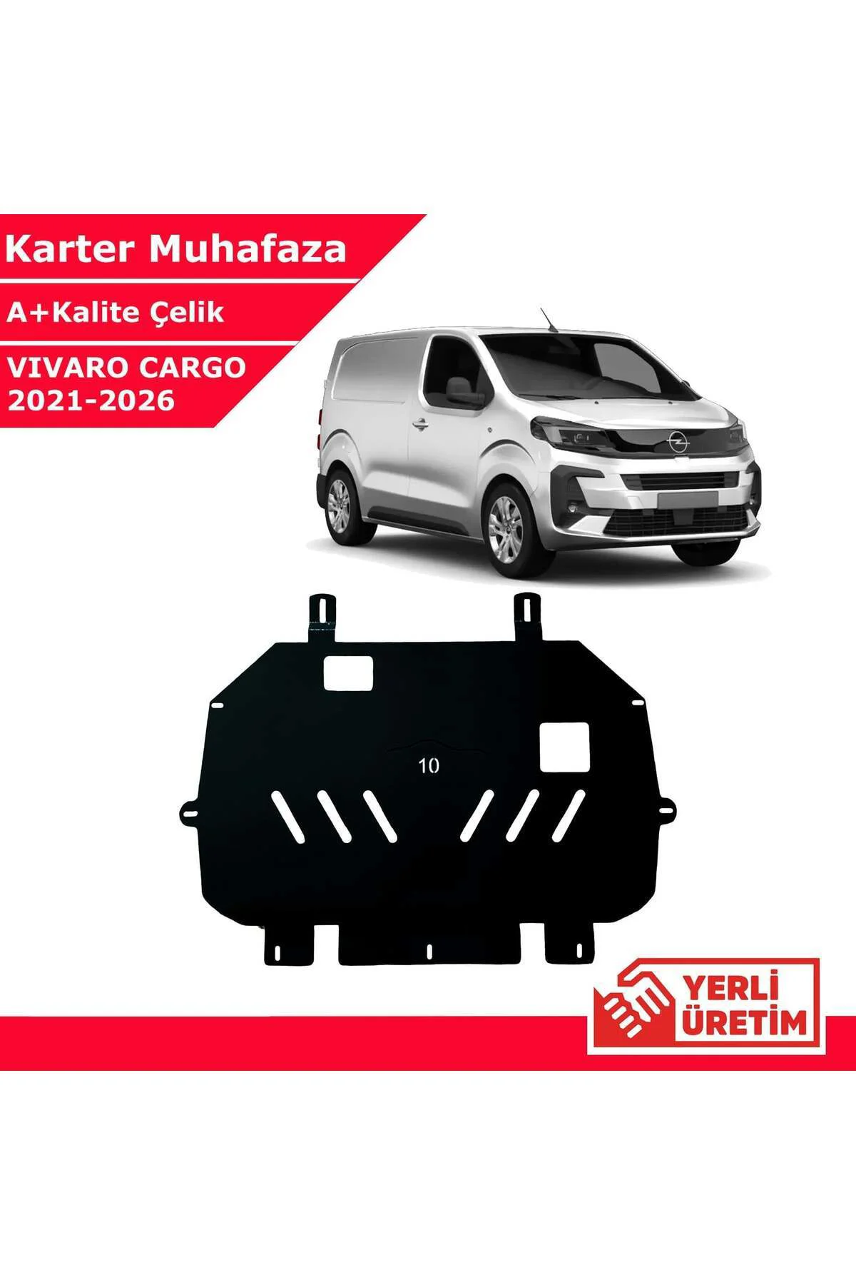 Opel Vivaro Cargo 2000cc 2021-2026 Çelik Karter Muhafaza Çelik Ko