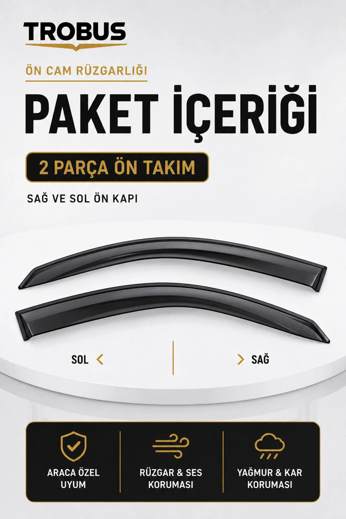 Opel Zafira Life 2.0 Dizel 2020 ve Sonrası Ön Cam Rüzgarlığı 2'li Takım Fiyatı, Yorumları ve Özellikleri