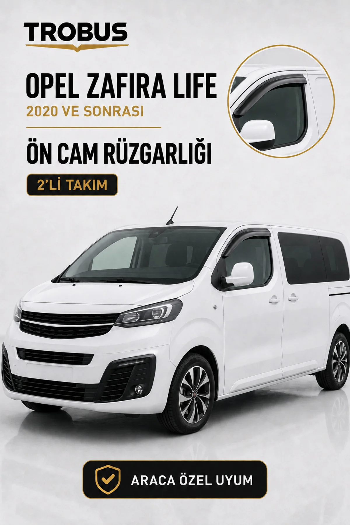 Opel Zafira Life Business 2020 ve Sonrası Ön Cam Rüzgarlığı 2'li Takım Fiyatı, Yorumları ve Özellikleri