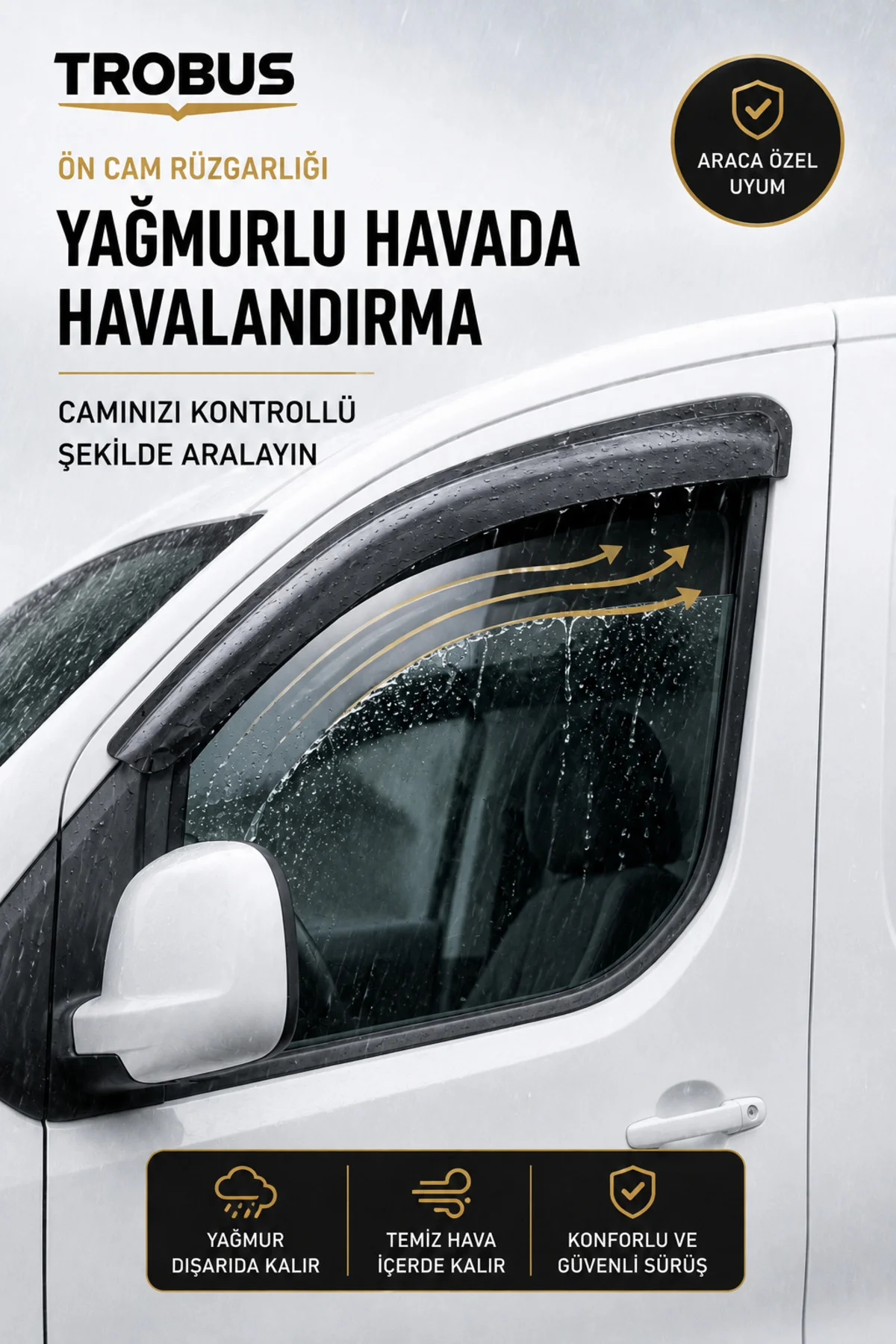 Opel Zafira Life Uzun Şasi 2020 ve Sonrası Ön Cam Rüzgarlığı 2'li Takım Fiyatı, Yorumları ve Özellikleri