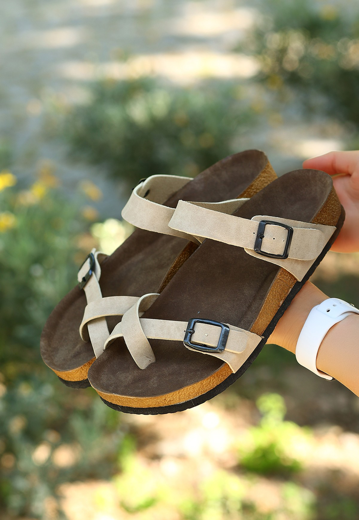 Opil Krem Nubuk Terlik Opil Krem Nubuk Terlik