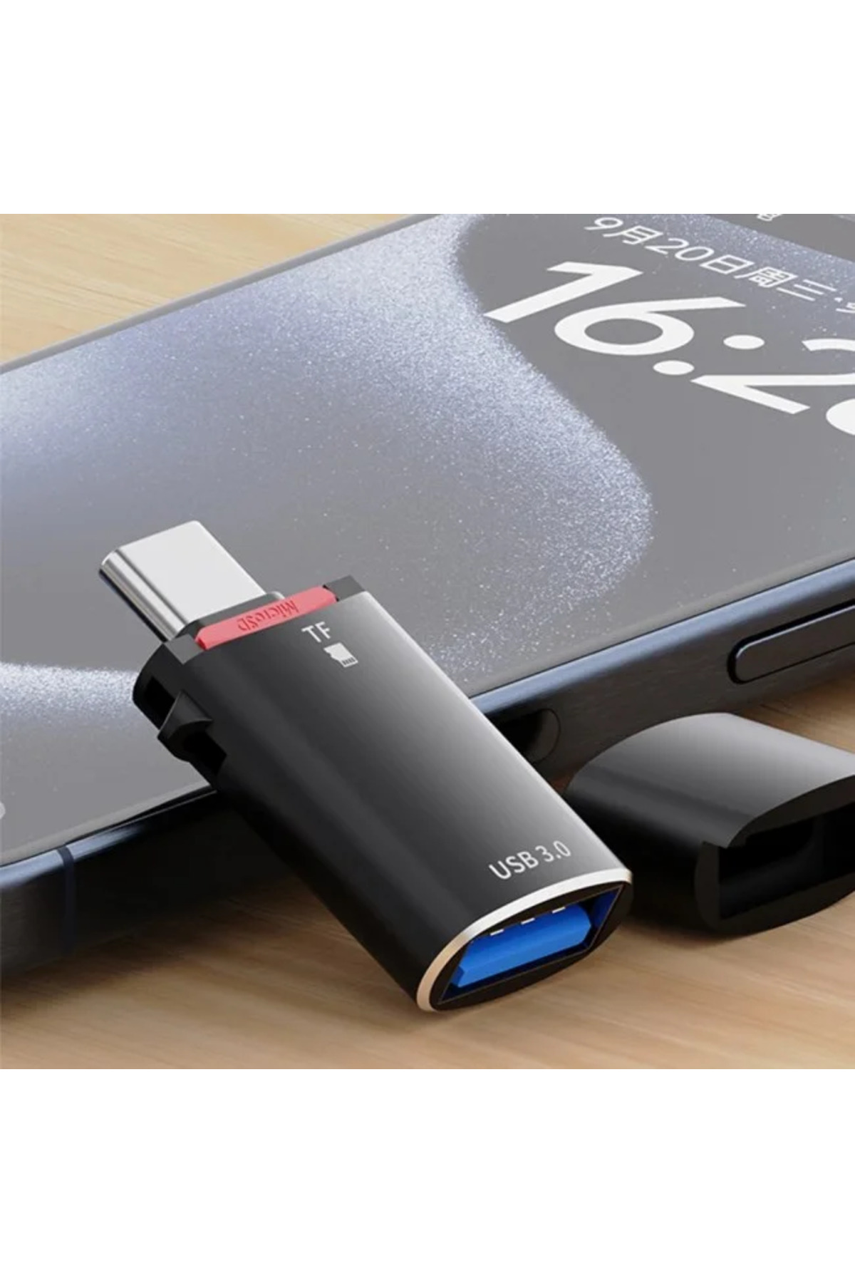 Pmr Opp O Reno7 Se 5G İle Uyumlu Type-C Usb 3.0 Otg- Microsd Kart Oku