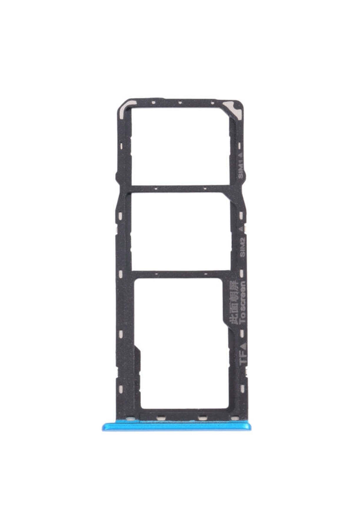 OPPO A12 Uyumlu CPH2083, CPH2077 Sim Kart Çekmecesi (Mavi) İthal
