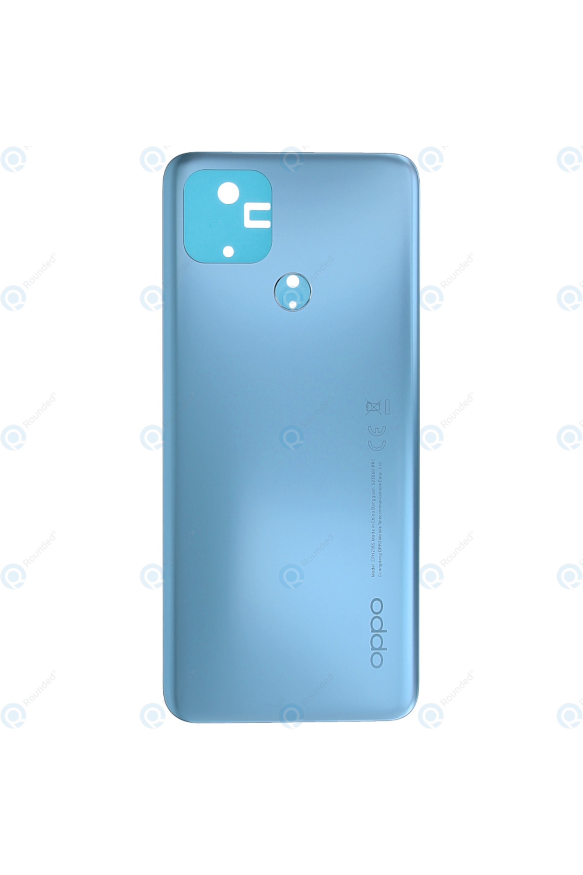 Oppo A15 Arka Pil Kapağı LENS VE PARMAK İZİ HARİÇ Mavi