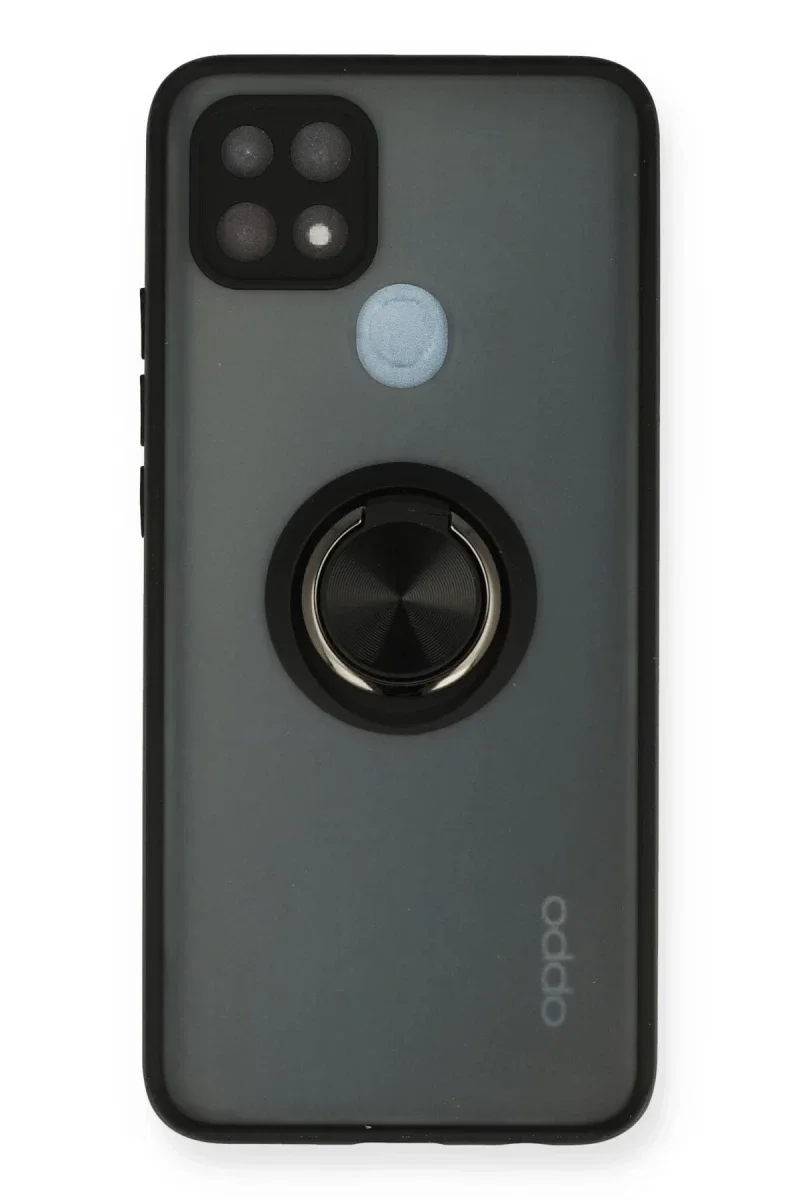 Oppo A15 Kılıf Montreal Yüzüklü Silikon Kapak - Siyah Fiyatı, Yorumları ve Özellikleri