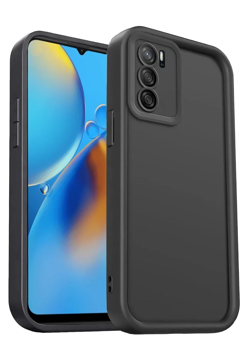 Oppo A16 Kılıf Viera Silikon - Siyah