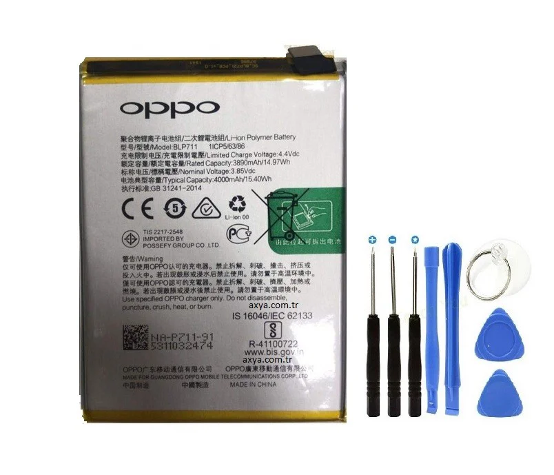Oppo A1k Batarya Pil Ve Tamir Seti