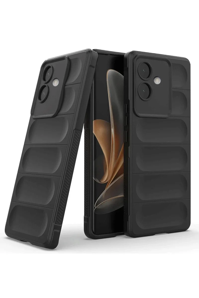Oppo A3 Kılıf Optimum Silikon - Siyah Oppo A3 Kılıf Optimum Silikon - Siyah