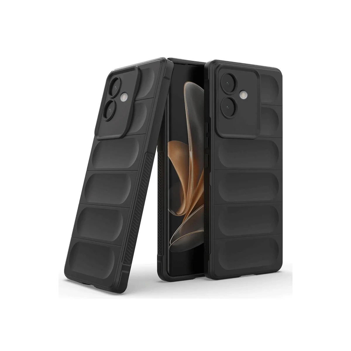 Oppo A3 Kılıf Optimum Silikon - Siyah Oppo A3 Kılıf Optimum Silikon - Siyah