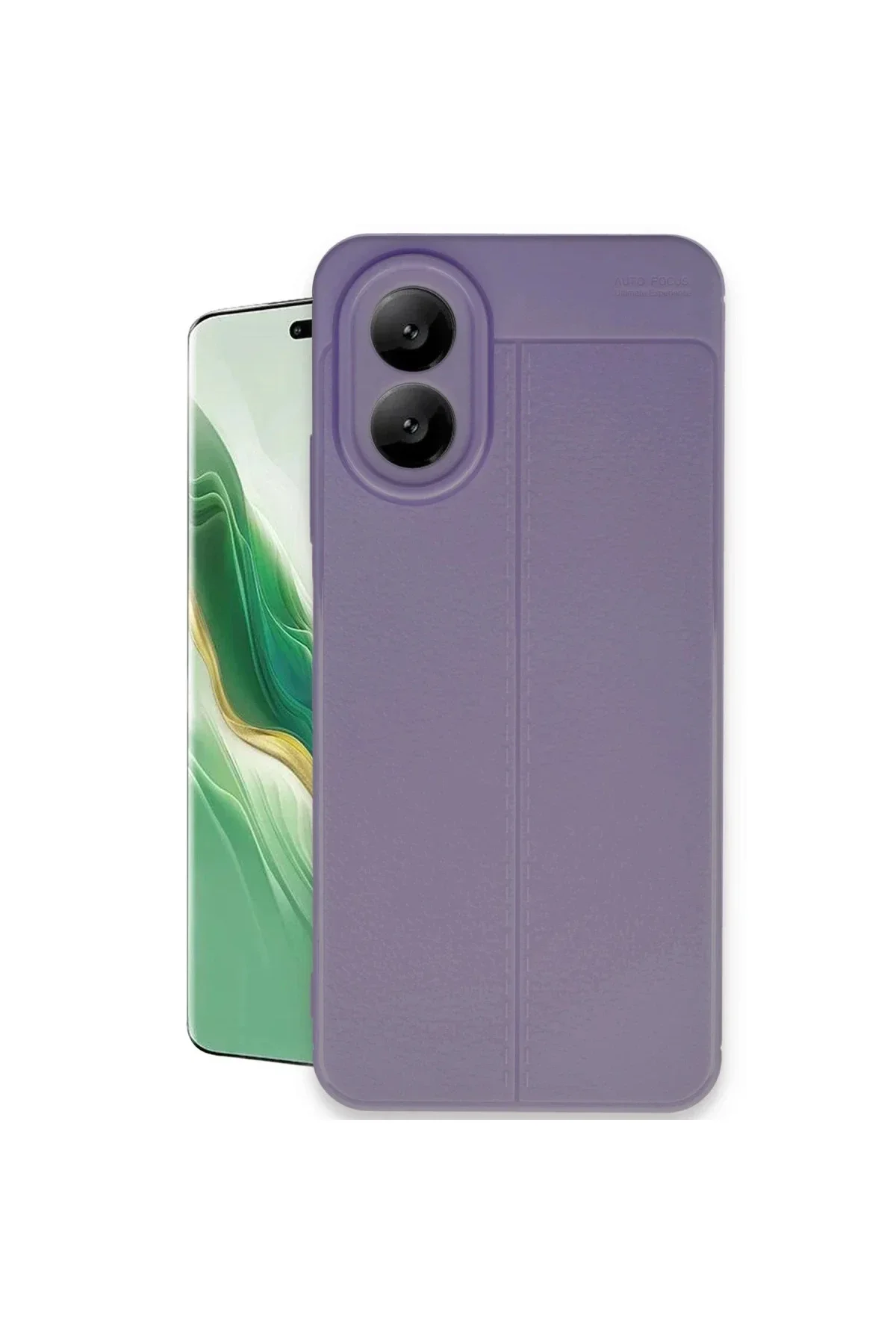 Oppo A38 Kılıf Auto Focus Kapak - Lila Oppo A38 Kılıf Auto Focus Kapak - Lila